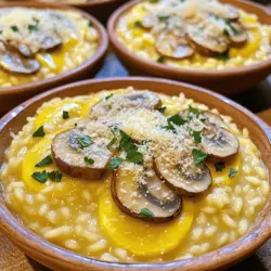 Creamy Mushroom Risotto Rich and Satisfying Dish