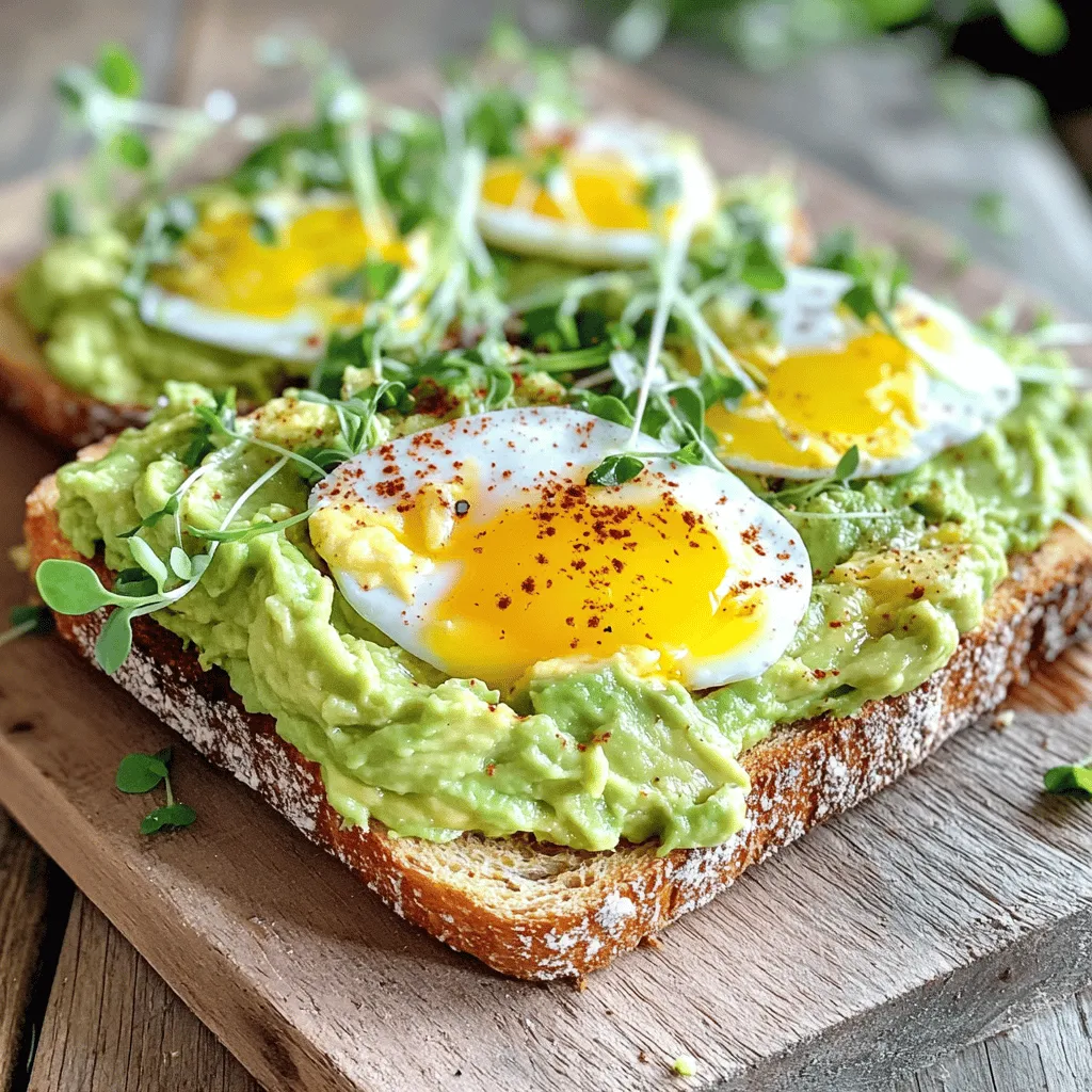 Avocado Egg Toast Simple and Healthy Recipe Guide