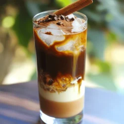 - 1 cup cold brew coffee - 1 tablespoon unsweetened cocoa powder - 1 tablespoon maple syrup (adjust to taste) - 1/2 teaspoon ground cinnamon - 1/4 teaspoon vanilla extract - 1 cup sparkling water - Ice cubes - Optional garnishes: Cinnamon stick, cocoa nibs When I make a Cinnamon Cocoa Cold Brew Tonic, I gather my essential ingredients first. The cold brew coffee gives a smooth base that pairs well with rich cocoa. I like to use unsweetened cocoa powder for a bold chocolate flavor. Maple syrup adds just the right amount of sweetness. Ground cinnamon brings warmth and depth. A splash of vanilla extract rounds out the taste. Next, I choose sparkling water to add some fizz. Ice cubes are a must for chill. I often garnish my drink with a cinnamon stick and cocoa nibs for a pretty finish. You can find the full recipe at the end of this section. Each ingredient plays a key role in creating this refreshing drink. First, grab a small bowl. Add 1 tablespoon of unsweetened cocoa powder. Next, pour in 1 tablespoon of maple syrup. Then, add 1/2 teaspoon of ground cinnamon and 1/4 teaspoon of vanilla extract. Use a whisk to blend these ingredients until the mixture is smooth. This cocoa paste brings rich, warm flavors to your drink. Now, take a large glass or a shaker. Pour in 1 cup of cold brew coffee. Add the cocoa paste you just made. Stir or shake the mixture well until it is fully combined. This step is key for creating a balanced flavor in your drink. Fill a tall glass with ice cubes. Carefully pour the cocoa-cold brew mixture over the ice. Next, slowly add 1 cup of sparkling water. This will create a fun fizz without losing all the bubbles. Stir lightly to blend everything together. Finally, garnish with a cinnamon stick. For a decorative touch, sprinkle some cocoa nibs on top. Enjoy your refreshing Cinnamon Cocoa Cold Brew Tonic! For the full recipe, check the details above. To make the best Cinnamon Cocoa Cold Brew Tonic, adjust the sweetness. Maple syrup adds a nice touch. Start with one tablespoon, then taste. If you like it sweeter, add more. This way, you find your perfect balance. Next, let's enhance the cocoa richness. Use unsweetened cocoa powder, but you can mix in a bit of dark chocolate for depth. Try adding a pinch of salt to bring out the cocoa flavor. This small change can make a big difference. For a great presentation, choose clear glasses. They show off the drink's layers. A tall glass works best, as it highlights the fizz. Add a cinnamon stick and sprinkle cocoa nibs on top. These make your drink look fancy and inviting. Think about when you will serve this drink. It’s perfect for warm days, brunch, or even a cozy night in. Friends will love it at parties too. This drink can be a delightful surprise for any gathering. For the full recipe, check the earlier section to guide your steps. {{image_2}} If you want a dairy-free drink, try using almond or oat milk. Both options add a nice creaminess without dairy. Almond milk has a subtle nutty flavor, while oat milk is smooth and slightly sweet. You can replace the sparkling water with one of these milks for a richer taste. Just mix it into your cold brew and cocoa blend. This will still keep the drink light and refreshing. To make your drink even more special, consider adding whipped cream or flavored syrups. Whipped cream on top makes it feel like a treat. You can also add a splash of hazelnut or caramel syrup to give extra depth. These flavors mix well with cocoa and cinnamon. Just remember to stir gently to keep the bubbles in your tonic. Adding seasonal spices can change the drink's feel. For fall, try adding a pinch of nutmeg or pumpkin spice. In winter, a dash of peppermint extract can give a festive twist. You can also experiment with orange zest for a bright, fresh flavor. These small changes can make your drink fit any season or holiday! Storing leftover cold brew coffee is easy. Keep it in a sealed jar or container. This helps keep it fresh. It will stay good in the fridge for up to one week. Always check for any off smells or flavors before using. It’s best to enjoy it cold. To save time, you can prepare the cocoa paste ahead. Just mix the cocoa powder, maple syrup, ground cinnamon, and vanilla extract. Store it in the fridge for up to five days. This way, you can whip up a drink quickly. Simply combine with cold brew coffee and sparkling water. It’s a great way to enjoy this drink anytime. If you want the full recipe, check the earlier sections. A Cinnamon Cocoa Cold Brew Tonic is a refreshing drink that mixes cold brew coffee with cocoa and spices. The cocoa adds a rich chocolate flavor, while the cinnamon brings warmth. This drink combines the bold taste of coffee with a hint of sweetness. It's a great choice for warm days, giving you energy and a chocolatey treat. To make this drink less sweet, simply reduce the amount of maple syrup. You can start with just half a tablespoon and taste it. If you want less sweetness, you can also skip the cocoa nibs as a garnish. Another trick is to add more sparkling water. This keeps the drink light while cutting the sweetness. Yes, you can easily scale this recipe. Just multiply the ingredients by the number of servings you need. For example, for four servings, use four cups of cold brew, four tablespoons of cocoa powder, and so on. Mix the cocoa paste in a larger bowl and combine it with the cold brew. Then, serve over ice in separate glasses. You can find ready-made versions of this drink at specialty coffee shops. Some cafes may offer cold brew tonics or similar drinks. Brands like Stumptown and Blue Bottle often have unique cold brew options. You can also check local grocery stores for bottled cold brew drinks that feature chocolate or cinnamon flavors. This blog post shared a fun way to enjoy a Cinnamon Cocoa Cold Brew Tonic. You learned about important ingredients like cold brew coffee and cocoa powder. We outlined steps to mix the drink easily. Tips helped perfect the flavor, and variations made it even more exciting. Storing leftovers and answering common questions kept things clear. Remember, you can adjust sweetness and try dairy-free options too. Enjoy creating this refreshing drink at home, and impress your friends with your skills!