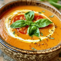 Roasted Garlic Tomato Soup Flavorful and Simple Recipe