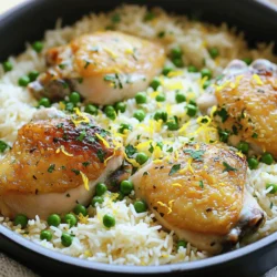 Savory One Pot Lemon Herb Chicken and Rice Recipe