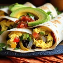 Easy Breakfast Burritos Tasty and Quick Recipe