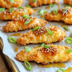 Crispy Honey Sesame Tenders Flavorful and Crunchy Dish