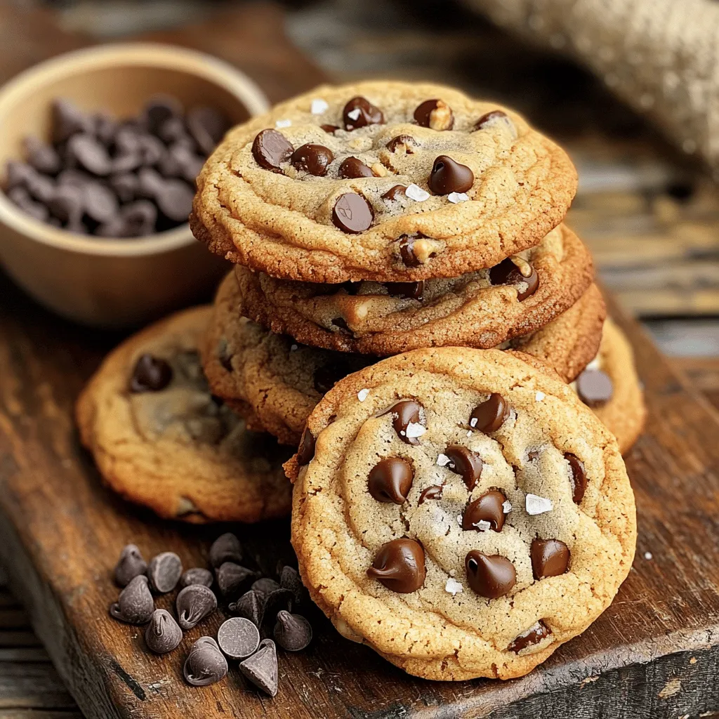 To make the ultimate chocolate chip cookies, you need the following items: - 2 1/4 cups all-purpose flour - 1 teaspoon baking soda - 1 teaspoon salt - 1 cup unsalted butter, softened - 3/4 cup granulated sugar - 3/4 cup packed brown sugar - 1 teaspoon vanilla extract - 2 large eggs - 2 cups semi-sweet chocolate chips - 1 cup chopped walnuts (optional) - Sea salt flakes for topping Using high-quality ingredients makes a big difference in flavor. Here are a few tips: - Butter: Always use unsalted butter. It gives you control over the salt level. - Flour: Choose all-purpose flour for a light, chewy texture. - Chocolate Chips: Use semi-sweet chocolate chips for the best balance of sweet and rich. - Vanilla: Opt for pure vanilla extract instead of imitation for a deeper flavor. You can customize your cookies with these fun add-ins: - Walnuts: Chopped walnuts add a nice crunch and flavor. Use them if you like nuts. - Dark Chocolate: Swap some semi-sweet chips for dark chocolate for a richer taste. - Sea Salt: A sprinkle on top before baking enhances the sweetness and flavor. These tips will help you create the perfect batch of cookies every time! To start, gather all your ingredients. You need: - 2 1/4 cups all-purpose flour - 1 teaspoon baking soda - 1 teaspoon salt - 1 cup unsalted butter, softened - 3/4 cup granulated sugar - 3/4 cup packed brown sugar - 1 teaspoon vanilla extract - 2 large eggs - 2 cups semi-sweet chocolate chips - 1 cup chopped walnuts (optional) - Sea salt flakes for topping First, preheat your oven to 375°F (190°C). Line two baking sheets with parchment paper. In a medium bowl, whisk together the flour, baking soda, and salt. Set this bowl aside for now. In a large mixing bowl, cream the softened butter with the granulated and brown sugars. Mix until it looks light and fluffy. This should take about 2-3 minutes. Next, beat in the vanilla extract and eggs, one at a time. Make sure to mix well after each egg. Now, slowly add the dry flour mixture to the wet ingredients. Stir just until combined. Avoid overmixing; you want a nice dough, not a tough one. Finally, fold in the chocolate chips and walnuts if you choose to use them. When your dough is ready, use a cookie scoop or a tablespoon to drop rounded balls onto your lined baking sheets. Leave enough space between each cookie. They will spread while baking. Before you bake, sprinkle a few sea salt flakes on top of each cookie dough ball. This adds a great flavor contrast. Place the baking sheets in your preheated oven. Bake the cookies for 9-11 minutes. Look for golden edges, while the centers should still look slightly soft. Once done, take them out of the oven. Let the cookies cool on the baking sheets for about 5 minutes. Then, transfer them to a wire rack to cool completely. Enjoy the sweet aroma and the warm chocolate goodness! When baking chocolate chip cookies, watch out for a few common mistakes. First, don’t skip the measuring. Use the right tools to measure flour and sugar accurately. Too much flour makes cookies dry. Second, don’t overmix the dough. Mix just until combined for soft cookies. Lastly, leave enough space between dough balls. This lets cookies spread properly. To get that perfect cookie texture, use softened butter. It helps create a creamy mix. Cream the butter and sugars well to add air. This step makes cookies light and fluffy. Bake them until the edges are golden but the centers are soft. This gives a chewy bite that everyone loves. Also, sprinkle sea salt on top before baking. It adds a nice balance to the sweetness. To keep your cookies fresh, store them in an airtight container. This keeps moisture in and prevents them from going stale. You can add a slice of bread to help maintain softness. For longer storage, freeze the cookies. Just place them in a freezer bag. When you want a treat, let them thaw at room temperature. Enjoy your ultimate chocolate chip cookies anytime! {{image_2}} You can easily make your cookies nut-free. Just leave out the walnuts. This change keeps the cookies safe for those with nut allergies. The texture will still be great, and the flavor will shine through. If you want some crunch, consider adding crushed pretzels or oats. They give a nice bite without any nuts. Switching up the chocolate can change the game. Try dark chocolate chips for a richer taste. Milk chocolate offers a sweeter experience, while white chocolate adds a creamy touch. You can also mix different types of chocolate together. This creates a fun flavor mix in each bite. Don’t be afraid to experiment. Your taste buds will thank you! Want to kick up the flavor? Add a teaspoon of espresso powder for a coffee boost. This gives a nice depth to the chocolate. If you love citrus, add some orange zest. It brightens the cookies and adds a fresh twist. Cinnamon also works well for warmth and spice. Just a pinch can make a big difference. Explore these ideas to make your cookies unique! To keep your cookies fresh, store them in an airtight container. This prevents moisture loss and keeps them soft. If you want them to stay crisp, use a container with a loose lid. Always let cookies cool completely before storing. Warm cookies can create steam, making them soggy. You can separate layers with parchment paper to avoid sticking. Freezing cookie dough is a great way to enjoy fresh cookies anytime. Scoop dough balls onto a baking sheet and freeze them for a few hours. Once frozen, place the dough balls in a freezer bag. Label the bag with the date and type of cookie. You can freeze the dough for up to three months. When ready to bake, just add a few extra minutes to the baking time. To reheat cookies, preheat your oven to 350°F (175°C). Place cookies on a baking sheet and warm them for about 5 minutes. This method keeps the cookies soft. You can also use a microwave. Heat each cookie for about 10-15 seconds. This will make them warm and gooey again. Enjoy the fresh taste as if they just came out of the oven! To make your cookies softer, try these tips: - Use more brown sugar than white sugar. Brown sugar has more moisture. - Add an extra egg yolk. This adds fat and makes cookies softer. - Underbake slightly. Take them out when they are still soft in the middle. - Use cake flour instead of all-purpose flour. It has less protein, which leads to softer cookies. Try these ideas, and soon you’ll have cookies that melt in your mouth. Yes, you can use margarine instead of butter. Just keep this in mind: - Margarine may change the taste slightly. Butter has a richer flavor. - Check if your margarine is unsalted. This helps keep the salt balance. - Margarine can make cookies spread more. You may need to chill the dough. If you want the classic taste, I recommend sticking with butter. If your dough is too dry, don’t worry! Here’s how to fix it: - Add a little milk, one tablespoon at a time. Mix well after each addition. - You can also add a bit of melted butter. This helps bring moisture back. - Make sure you measure flour correctly. Too much flour can cause dryness. Adjusting your dough can lead to the perfect cookie texture. You learned about the key ingredients for perfect cookies and how to prepare them. I shared tips to avoid common mistakes and achieve the best texture. We also explored fun variations and storage options. Keep these insights handy for your next baking adventure. With practice, you can create cookies that make everyone smile. Remember, baking is as much about joy as it is about technique. Enjoy your cookie-making journey!