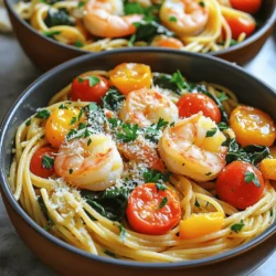 One-Pot Garlic Butter Shrimp Pasta Simple and Quick