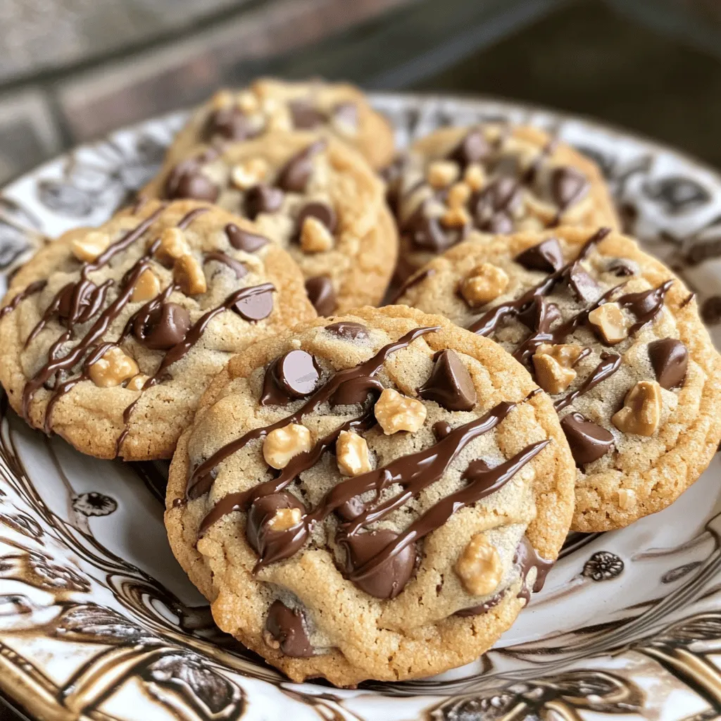 To make soft and chewy chocolate chip cookies, gather these simple ingredients: - 1 cup (2 sticks) unsalted butter, softened - 3/4 cup brown sugar, packed - 3/4 cup granulated sugar - 1 teaspoon vanilla extract - 2 large eggs - 2 1/4 cups all-purpose flour - 1 teaspoon baking soda - 1/2 teaspoon salt - 2 cups semi-sweet chocolate chips - 1 cup chopped walnuts (optional) If you prefer using metric measurements, here are the conversions: - 1 cup (butter) = 227 grams - 3/4 cup (brown sugar) = 150 grams - 3/4 cup (granulated sugar) = 150 grams - 1 teaspoon = 5 milliliters - 2 large eggs = about 100 grams - 2 1/4 cups (flour) = 280 grams - 1 teaspoon (baking soda) = 5 grams - 1/2 teaspoon (salt) = 2.5 grams - 2 cups (chocolate chips) = 340 grams - 1 cup (walnuts, optional) = 120 grams Feel free to customize your cookies with these fun add-ins: - Chopped nuts like pecans or almonds - A mix of chocolate types, such as dark or white chocolate - A sprinkle of sea salt on top before baking - Dried fruits like cranberries or cherries for a fruity twist These ingredients and options help you create the perfect batch of soft and chewy chocolate chip cookies. Enjoy mixing and baking! Start by gathering all your ingredients. You will need butter, sugars, eggs, flour, baking soda, salt, and chocolate chips. Preheat your oven to 350°F (175°C). This helps your cookies bake evenly. Line two baking sheets with parchment paper. This prevents the cookies from sticking and makes cleanup easy. In a large bowl, cream the softened butter, brown sugar, and granulated sugar. Mix until it becomes light and fluffy, which takes about 2 to 3 minutes. Then, add one egg at a time, mixing well after each addition. This step ensures a nice, smooth mixture. Pour in the vanilla extract for flavor. In a separate bowl, whisk together the flour, baking soda, and salt. This helps distribute the baking soda evenly. Gradually add the dry ingredients to the wet mixture. Mix just until combined. Overmixing can make the cookies tough. Finally, fold in the chocolate chips and walnuts if you choose to use them. Use a cookie scoop or tablespoon to drop the dough onto the prepared baking sheets. Space the dough balls about 2 inches apart. This gives them room to spread while baking. Bake for 10 to 12 minutes. Look for lightly golden edges. The centers will be soft but will firm up as they cool. After baking, let the cookies cool on the sheets for 5 minutes. Then, transfer them to wire racks to cool completely. This keeps them from getting soggy on the bottom. Enjoy your soft and chewy chocolate chip cookies! To get soft and chewy cookies, follow these tips. First, use room-temperature butter. This helps the sugars blend well. Mix the butter and sugars until fluffy. This step adds air to the dough. It makes your cookies light. Next, don't overmix the dough. Stir just until the dry and wet ingredients combine. Overmixing can lead to tough cookies. Finally, take the cookies out when they look a bit underbaked. The edges should be golden, but the center should look soft. They will firm up as they cool. A few easy mistakes can affect your cookie results. First, measure your flour correctly. Too much flour makes cookies dry. Use a spoon to fill the measuring cup. Then, level it off with a knife. Second, don't skip the baking soda. It helps the cookies rise. If you forget it, your cookies will be flat. Also, don't bake on a hot pan. Always use a lined or cool baking sheet. Hot pans can cook cookies unevenly. Lastly, avoid opening the oven door too soon. This causes heat to escape and can lead to flat cookies. To keep your cookies fresh, store them correctly. Place them in an airtight container. This prevents them from drying out. If you want to keep them soft, add a slice of bread to the container. The cookies will absorb moisture from the bread. If you have extra cookies, freeze them. Wrap each cookie tightly in plastic wrap. Then, place them in a freezer bag. This keeps them fresh for up to three months. When you’re ready to eat, thaw them at room temperature. You can also warm them in the oven for a few minutes. {{image_2}} You can switch up the chocolate in these cookies. Try different types to find your favorite. Use milk chocolate chips for a sweeter taste. Dark chocolate adds a rich flavor. You can even mix chocolate types for a fun twist. I love using white chocolate chips for a creamy contrast. Just remember to keep the total at two cups of chocolate. Want to make these cookies gluten-free? You can easily swap the all-purpose flour for a gluten-free blend. Many brands work well. Just look for one that has xanthan gum in it. This ingredient helps mimic the texture of regular flour. Always check the package for the right measurement. Usually, it’s the same amount as regular flour. To make vegan chocolate chip cookies, replace the butter with coconut oil or vegan butter. Use flax eggs instead of regular eggs. To make a flax egg, mix one tablespoon of ground flaxseed with three tablespoons of water. Let it sit for five minutes until it thickens. Keep all other ingredients the same. Your cookies will still taste amazing! To keep your soft and chewy cookies fresh, use an airtight container. Place parchment paper between layers of cookies. This helps them stay soft. Avoid using glass containers as they can trap moisture. If you have leftover cookies, store them at room temperature. They will stay fresh for up to a week. Freezing cookies is a great way to save some for later. First, let the cookies cool completely. Next, place them in a single layer on a baking sheet. Freeze for about an hour. Once frozen, transfer them to a freezer bag. Be sure to remove as much air as possible. They can last up to three months in the freezer. To enjoy, thaw them at room temperature or warm them in the oven. Soft and chewy chocolate chip cookies can last about one week at room temperature. If you freeze them, they can last for three months. Always check for signs of spoilage. If they smell off or have changed in texture, it’s best to throw them away. Enjoy your cookies while they’re fresh for the best taste! Cookies might not be chewy for a few reasons. If you use too much flour, they can turn out dry. Make sure to measure the flour correctly. Another reason is overbaking. Cookies need to be soft in the middle when you take them out. They will continue to cook on the baking sheet, so don’t worry if they look a bit underbaked. Lastly, using only granulated sugar can make them crisp instead of soft. A mix of sugars is key for that perfect chewy texture. You can use brown sugar only, but the cookies will taste different. Brown sugar gives a rich flavor and moisture. If you use only brown sugar, your cookies will be denser and chewier. They may not spread as much while baking. For a more balanced taste, I recommend using a mix of brown and granulated sugar. This way, you get the best of both worlds: flavor and texture. To boost the chocolate flavor, try using dark chocolate chips instead of semi-sweet. You can also add cocoa powder to the dough. About 1/4 cup should do the trick. Another fun idea is to sprinkle a little sea salt on top before baking. This adds a sweet and salty contrast that makes the chocolate taste even better. If you really love chocolate, consider adding chocolate chunks or even a drizzle of melted chocolate on top after baking. In this post, we explored cookie baking from start to finish. We covered ingredients, measurements, and optional add-ins. Then, we delved into step-by-step instructions, highlighting how to mix and bake. After that, I shared tips for chewy texture and common mistakes. We also looked at variations for different diets and how to store cookies. Baking cookies is fun and rewarding. With these tips, you can create delicious treats every time. Enjoy your baking journey!