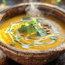 Silky Pumpkin Soup Comforting and Creamy Delight