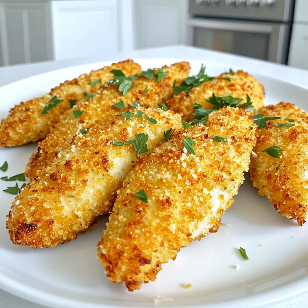 Air Fryer Parmesan Chicken Tenders Crispy Delight