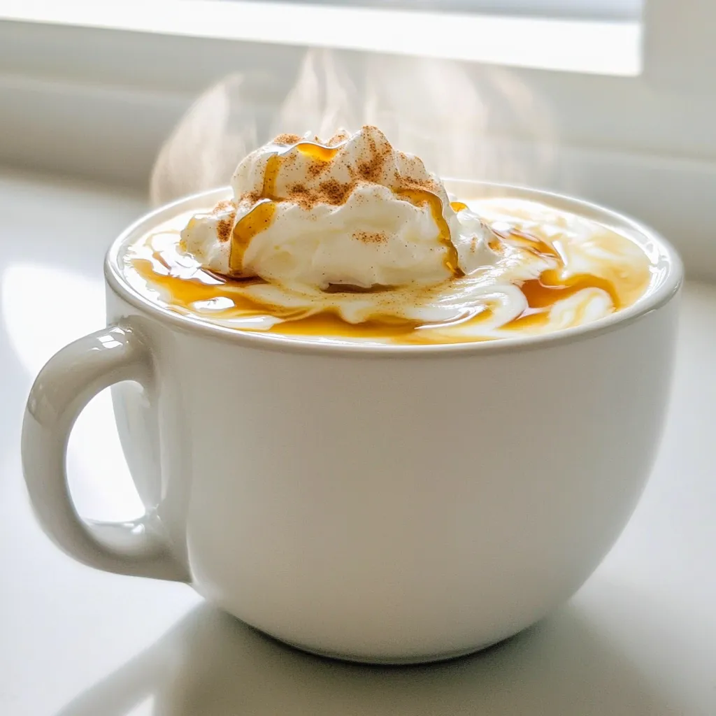 Warm Maple Brown Sugar Latte Comfort in a Cup