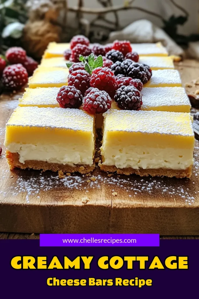 Indulge in the creamy delight of Cottage Cheese Cheesecake Bars with this easy recipe! With a perfect blend of cottage cheese and Greek yogurt, these bars are a guilt-free treat that your family will love. Perfect for any occasion, they’re topped with fresh berries for an added touch. Click through now to discover how to make these delicious bars and enjoy a sweet moment! #CottageCheese #CheesecakeBars #HealthyDesserts #BakingFun