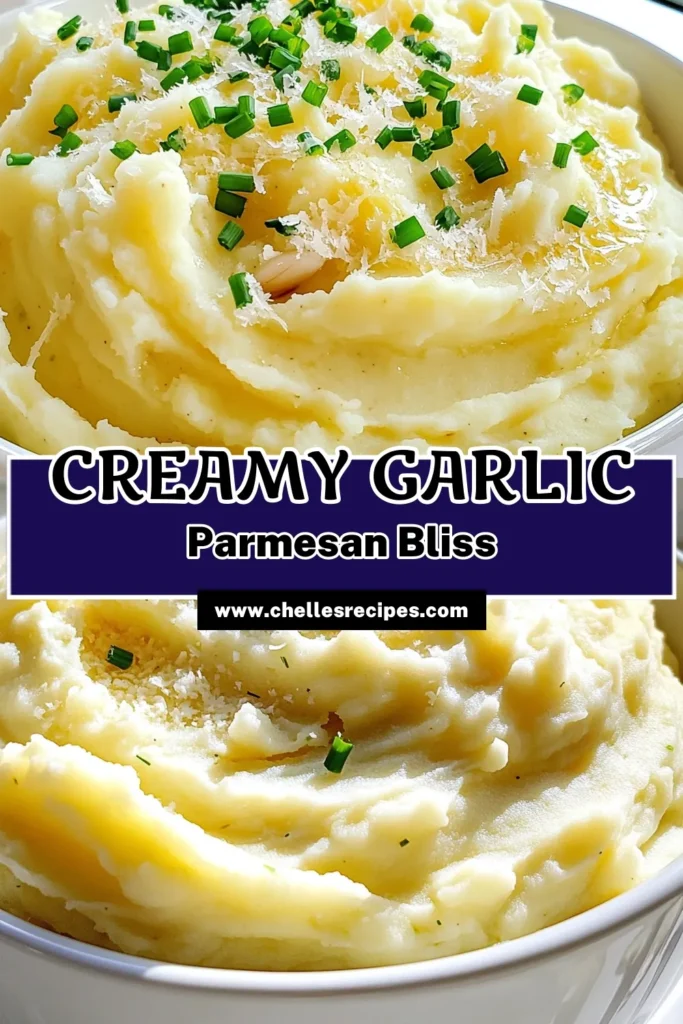 Indulge in the ultimate comfort food with these creamy garlic parmesan mashed potatoes! This delightful slow cooker recipe features russet potatoes, rich heavy cream, and savory garlic for a melt-in-your-mouth experience. Perfect for family dinners or holiday feasts, these mashed potatoes are sure to impress. Click to explore the full recipe and bring this creamy dish to your table! #MashedPotatoes #ComfortFood #SlowCookerRecipes #GarlicParmesan
