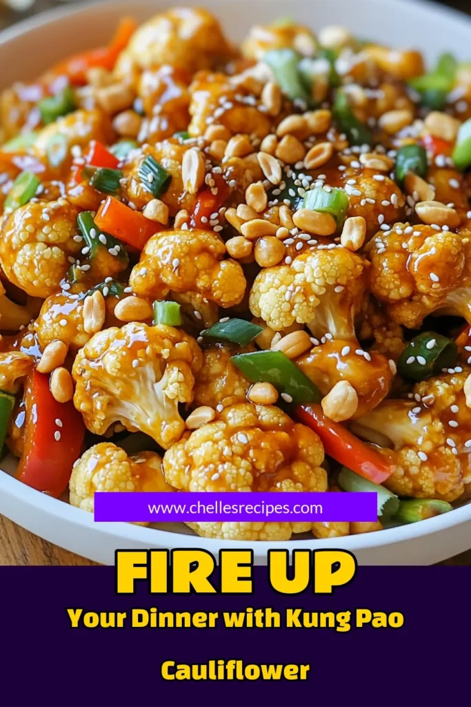 Spicy Kung Pao Cauliflower is a delightful twist on a classic dish that's sure to impress! This easy recipe combines roasted cauliflower with vibrant veggies and a savory sauce for the perfect balance of flavors and heat. Ready in just 35 minutes, it's a fantastic option for a quick weeknight dinner. Discover the full recipe and tips to make this dish a showstopper at your table. Click through to explore and get cooking!