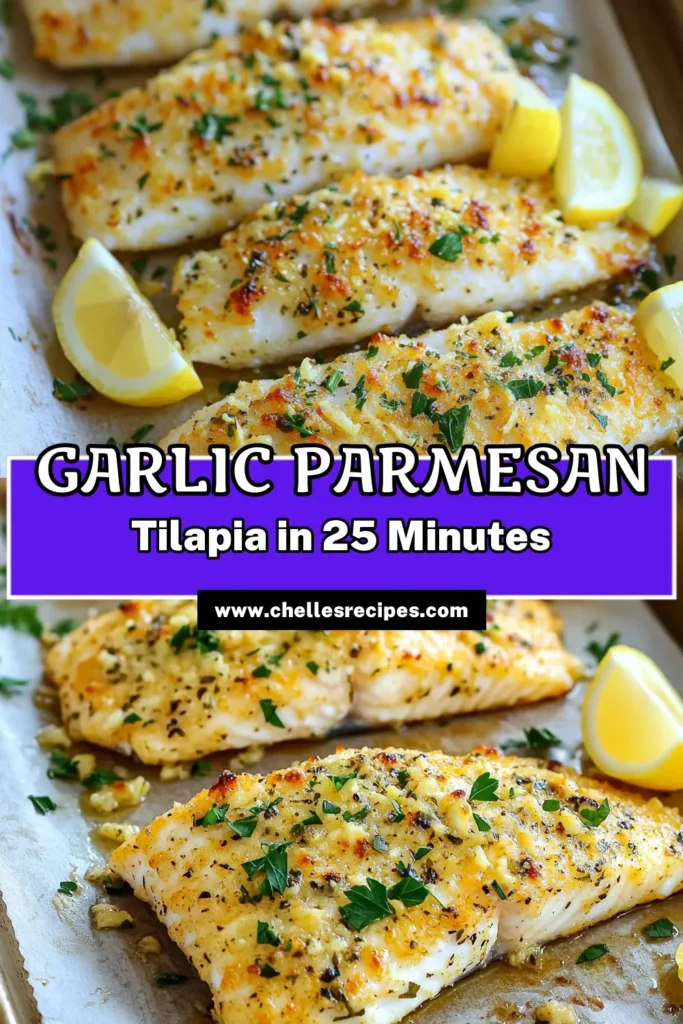 Discover the deliciousness of Garlic Parmesan Tilapia Delight, a quick and easy recipe perfect for any meal! With just a few ingredients like fresh tilapia, zesty lemon, and cheesy Parmesan, you can create a mouth-watering dish in no time. This oven-baked tilapia is flavorful and flaky, sure to impress family and friends. Click through for step-by-step instructions and serve up a delightful dinner tonight!