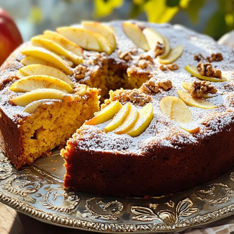 - 1 cup unsalted butter - 1 cup apple cider - 2 cups all-purpose flour - 1 ½ cups granulated sugar - 3 large eggs - 1 teaspoon vanilla extract - 1 teaspoon baking powder - ½ teaspoon baking soda - ½ teaspoon salt - 1 teaspoon ground cinnamon - ½ teaspoon ground nutmeg - ½ cup chopped walnuts (optional) - Powdered sugar for dusting The butter is a star in this recipe. Brown butter adds a rich, nutty taste. You can make it by cooking unsalted butter until it turns golden brown. The apple cider gives a sweet and fruity flavor. Reducing it thickens the taste, making every bite special. Granulated sugar sweetens the cake and helps it rise. Eggs bind everything together, adding moisture. The flour gives structure. Baking powder and baking soda help the cake rise. Cinnamon and nutmeg add warmth and spice, perfect for a cozy dessert. Chopped walnuts add a nice crunch if you want. You can skip them if you prefer a smooth texture. Dusting with powdered sugar at the end makes the cake look pretty. You can also serve it with whipped cream or ice cream for an extra treat. 1. First, preheat your oven to 350°F (175°C). This step warms the oven for even baking. 2. Grease and flour a 9x5 inch loaf pan. This helps the cake come out easily. 3. In a small saucepan, melt 1 cup of unsalted butter over medium heat. Stir it gently. 4. Cook the butter for about 5 to 7 minutes. Watch closely as it turns golden brown. 5. The butter should smell nutty. Once done, remove it from heat and let it cool. 6. In another saucepan, heat 1 cup of apple cider over medium heat. This takes about 10 minutes. 7. Cook until it reduces to about ¾ cup. This step boosts the flavor of the cake. 8. Allow the reduced cider to cool down before adding it to the batter. 1. In a large mixing bowl, combine the brown butter and 1 ½ cups of granulated sugar. Mix until smooth. 2. Crack in 3 large eggs, adding one at a time. Mix well after each egg to blend. 3. Stir in 1 teaspoon of vanilla extract to enhance the flavor. 4. In a separate bowl, whisk together 2 cups of all-purpose flour, 1 teaspoon of baking powder, ½ teaspoon of baking soda, ½ teaspoon of salt, 1 teaspoon of ground cinnamon, and ½ teaspoon of ground nutmeg. 5. Gradually add the dry mix to the wet mix. Alternate with the reduced apple cider. 6. Mix until just combined. If you want, fold in ½ cup of chopped walnuts for crunch. 7. Pour the batter into your prepared loaf pan. Smooth the top for even baking. 8. Bake in the preheated oven for 60 to 70 minutes. Check with a toothpick for doneness. 1. Once baked, let the cake cool in the pan for 10 minutes. This helps it set. 2. Carefully transfer the cake to a wire rack. Allow it to cool completely. 3. After cooling, dust the top with powdered sugar. This adds a nice touch. 4. Slice the pound cake and serve it on a decorative platter. 5. For extra flair, garnish with thin apple slices and a sprinkle of cinnamon. 6. Pair with whipped cream or vanilla ice cream for an extra special treat. To make brown butter, start with unsalted butter. Cut it into small pieces for even melting. Heat it over medium heat in a small saucepan. Stir often. Watch closely as it melts. The butter will start to bubble. After a few minutes, it will turn golden brown. You will smell a nutty aroma, which means it's ready. Remove it from heat and let it cool slightly. This step adds a rich flavor to your cake. One big mistake is not stirring the butter enough. If you leave it alone, it can burn. Always keep an eye on it. Another mistake is using cold apple cider. Warm it gently to help it mix in better. Do not skip letting it cool before adding it to the batter. Lastly, avoid overmixing the batter. Mix just until combined for a light and fluffy cake. Spices bring warmth to your pound cake. Ground cinnamon and nutmeg are key in this recipe. They add a cozy, fall flavor. You can also experiment with allspice or ginger. Just a pinch can make a big difference. If you like nuts, try adding chopped walnuts. They add texture and a rich taste. {{image_2}} You can change the flavor of your pound cake easily. Try adding orange zest for a bright twist. You could also use pear cider instead of apple cider. For spice lovers, add a pinch of ground ginger. These small changes can give your cake a fresh taste. If you need a gluten-free cake, you can use a gluten-free flour blend. Be sure to check that it has xanthan gum for the best texture. The rest of the recipe stays the same. Your cake will still be moist and tasty. You can swap some ingredients for different flavors. Use brown sugar instead of granulated sugar for a deeper taste. Applesauce can replace eggs if you want a vegan version. If you don’t have walnuts, try pecans or skip them altogether. These easy swaps keep your cake delicious and fun! To keep your brown butter apple cider pound cake fresh, wrap it well. Use plastic wrap or foil to cover the cake tightly. Store it at room temperature for up to three days. If your home is warm, put it in the fridge. This will help it last longer, but it may dry out a bit. You can freeze the cake for later enjoyment. First, let it cool completely. Then, wrap it tightly in plastic wrap. Place it in a freezer bag or an airtight container. It can stay in the freezer for up to three months. When you are ready to eat, simply thaw it in the fridge overnight. To reheat the cake, preheat your oven to 350°F (175°C). Remove the wrapping and place the cake on a baking sheet. Heat for about 10-15 minutes, or until warm. You can also slice the cake and microwave it for 15-20 seconds. This way, you can enjoy it warm and soft. Brown butter is regular butter cooked until it turns a deep golden color. It has a rich, nutty flavor. You use it in baking to add depth and warmth to recipes. For our cake, brown butter enhances the flavor, making it taste great. You can make it by melting the butter in a pan and stirring it until it gets brown and smells nutty. Be careful not to burn it! Yes, you can use other types of flour. All-purpose flour is best for this recipe, but you can try whole wheat flour or gluten-free flour. Whole wheat will change the texture slightly, making it denser. Gluten-free flour can work too, but be sure to use a blend made for baking. This way, your cake will rise well and taste good. A dry pound cake usually means too much flour or overmixing. It’s important to measure your flour correctly. Use the spoon-and-level method. Don't pack it into the cup. Also, mix just until combined. Overmixing can trap too much air and make the cake dry. Finally, check your oven temperature. If it’s too high, it can bake the cake too fast, leading to dryness. This blog post covered the key parts to make an amazing pound cake. We looked at the ingredients needed, the step-by-step instructions for baking, and tips for perfect results. I shared how to avoid common mistakes and enhance flavors. You also learned about variations and how to store your cake for later. Remember, brown butter adds rich taste. Enjoy baking your delicious pound cake, and don't hesitate to experiment with your unique twist! Happy baking!