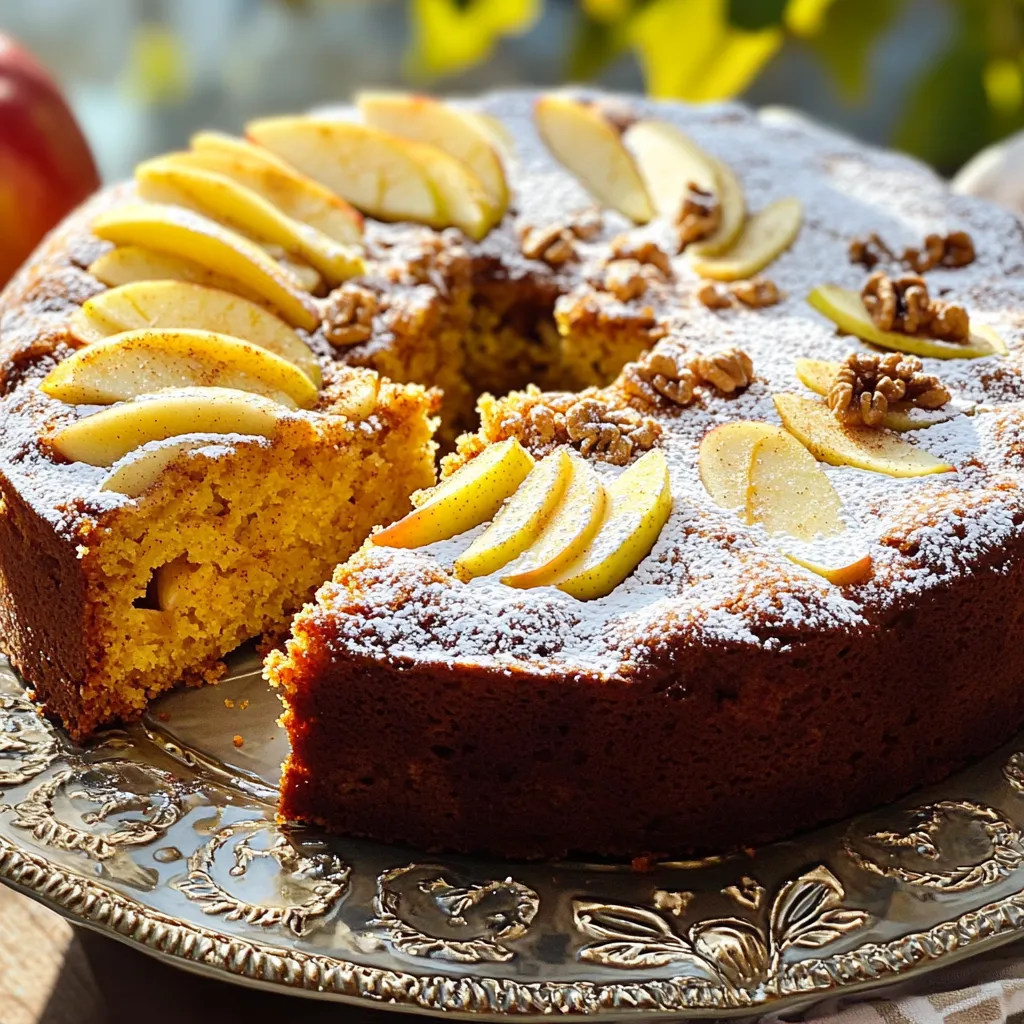 - 1 cup unsalted butter - 1 cup apple cider - 2 cups all-purpose flour - 1 ½ cups granulated sugar - 3 large eggs - 1 teaspoon vanilla extract - 1 teaspoon baking powder - ½ teaspoon baking soda - ½ teaspoon salt - 1 teaspoon ground cinnamon - ½ teaspoon ground nutmeg - ½ cup chopped walnuts (optional) - Powdered sugar for dusting The butter is a star in this recipe. Brown butter adds a rich, nutty taste. You can make it by cooking unsalted butter until it turns golden brown. The apple cider gives a sweet and fruity flavor. Reducing it thickens the taste, making every bite special. Granulated sugar sweetens the cake and helps it rise. Eggs bind everything together, adding moisture. The flour gives structure. Baking powder and baking soda help the cake rise. Cinnamon and nutmeg add warmth and spice, perfect for a cozy dessert. Chopped walnuts add a nice crunch if you want. You can skip them if you prefer a smooth texture. Dusting with powdered sugar at the end makes the cake look pretty. You can also serve it with whipped cream or ice cream for an extra treat. 1. First, preheat your oven to 350°F (175°C). This step warms the oven for even baking. 2. Grease and flour a 9x5 inch loaf pan. This helps the cake come out easily. 3. In a small saucepan, melt 1 cup of unsalted butter over medium heat. Stir it gently. 4. Cook the butter for about 5 to 7 minutes. Watch closely as it turns golden brown. 5. The butter should smell nutty. Once done, remove it from heat and let it cool. 6. In another saucepan, heat 1 cup of apple cider over medium heat. This takes about 10 minutes. 7. Cook until it reduces to about ¾ cup. This step boosts the flavor of the cake. 8. Allow the reduced cider to cool down before adding it to the batter. 1. In a large mixing bowl, combine the brown butter and 1 ½ cups of granulated sugar. Mix until smooth. 2. Crack in 3 large eggs, adding one at a time. Mix well after each egg to blend. 3. Stir in 1 teaspoon of vanilla extract to enhance the flavor. 4. In a separate bowl, whisk together 2 cups of all-purpose flour, 1 teaspoon of baking powder, ½ teaspoon of baking soda, ½ teaspoon of salt, 1 teaspoon of ground cinnamon, and ½ teaspoon of ground nutmeg. 5. Gradually add the dry mix to the wet mix. Alternate with the reduced apple cider. 6. Mix until just combined. If you want, fold in ½ cup of chopped walnuts for crunch. 7. Pour the batter into your prepared loaf pan. Smooth the top for even baking. 8. Bake in the preheated oven for 60 to 70 minutes. Check with a toothpick for doneness. 1. Once baked, let the cake cool in the pan for 10 minutes. This helps it set. 2. Carefully transfer the cake to a wire rack. Allow it to cool completely. 3. After cooling, dust the top with powdered sugar. This adds a nice touch. 4. Slice the pound cake and serve it on a decorative platter. 5. For extra flair, garnish with thin apple slices and a sprinkle of cinnamon. 6. Pair with whipped cream or vanilla ice cream for an extra special treat. To make brown butter, start with unsalted butter. Cut it into small pieces for even melting. Heat it over medium heat in a small saucepan. Stir often. Watch closely as it melts. The butter will start to bubble. After a few minutes, it will turn golden brown. You will smell a nutty aroma, which means it's ready. Remove it from heat and let it cool slightly. This step adds a rich flavor to your cake. One big mistake is not stirring the butter enough. If you leave it alone, it can burn. Always keep an eye on it. Another mistake is using cold apple cider. Warm it gently to help it mix in better. Do not skip letting it cool before adding it to the batter. Lastly, avoid overmixing the batter. Mix just until combined for a light and fluffy cake. Spices bring warmth to your pound cake. Ground cinnamon and nutmeg are key in this recipe. They add a cozy, fall flavor. You can also experiment with allspice or ginger. Just a pinch can make a big difference. If you like nuts, try adding chopped walnuts. They add texture and a rich taste. {{image_2}} You can change the flavor of your pound cake easily. Try adding orange zest for a bright twist. You could also use pear cider instead of apple cider. For spice lovers, add a pinch of ground ginger. These small changes can give your cake a fresh taste. If you need a gluten-free cake, you can use a gluten-free flour blend. Be sure to check that it has xanthan gum for the best texture. The rest of the recipe stays the same. Your cake will still be moist and tasty. You can swap some ingredients for different flavors. Use brown sugar instead of granulated sugar for a deeper taste. Applesauce can replace eggs if you want a vegan version. If you don’t have walnuts, try pecans or skip them altogether. These easy swaps keep your cake delicious and fun! To keep your brown butter apple cider pound cake fresh, wrap it well. Use plastic wrap or foil to cover the cake tightly. Store it at room temperature for up to three days. If your home is warm, put it in the fridge. This will help it last longer, but it may dry out a bit. You can freeze the cake for later enjoyment. First, let it cool completely. Then, wrap it tightly in plastic wrap. Place it in a freezer bag or an airtight container. It can stay in the freezer for up to three months. When you are ready to eat, simply thaw it in the fridge overnight. To reheat the cake, preheat your oven to 350°F (175°C). Remove the wrapping and place the cake on a baking sheet. Heat for about 10-15 minutes, or until warm. You can also slice the cake and microwave it for 15-20 seconds. This way, you can enjoy it warm and soft. Brown butter is regular butter cooked until it turns a deep golden color. It has a rich, nutty flavor. You use it in baking to add depth and warmth to recipes. For our cake, brown butter enhances the flavor, making it taste great. You can make it by melting the butter in a pan and stirring it until it gets brown and smells nutty. Be careful not to burn it! Yes, you can use other types of flour. All-purpose flour is best for this recipe, but you can try whole wheat flour or gluten-free flour. Whole wheat will change the texture slightly, making it denser. Gluten-free flour can work too, but be sure to use a blend made for baking. This way, your cake will rise well and taste good. A dry pound cake usually means too much flour or overmixing. It’s important to measure your flour correctly. Use the spoon-and-level method. Don't pack it into the cup. Also, mix just until combined. Overmixing can trap too much air and make the cake dry. Finally, check your oven temperature. If it’s too high, it can bake the cake too fast, leading to dryness. This blog post covered the key parts to make an amazing pound cake. We looked at the ingredients needed, the step-by-step instructions for baking, and tips for perfect results. I shared how to avoid common mistakes and enhance flavors. You also learned about variations and how to store your cake for later. Remember, brown butter adds rich taste. Enjoy baking your delicious pound cake, and don't hesitate to experiment with your unique twist! Happy baking!