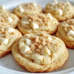 - 8 oz cream cheese - 1/2 cup unsalted butter - 1 cup granulated sugar - 1 teaspoon vanilla extract - 1 large egg - 2 cups all-purpose flour - 1/2 teaspoon baking powder - 1/4 teaspoon salt - 1 cup white chocolate chips - 1/2 cup crushed graham crackers Cheesecake cookies need creamy and rich ingredients. Cream cheese gives them that classic cheesecake taste. I use unsalted butter for a smooth texture. Granulated sugar adds sweetness, while vanilla extract brings warmth to the flavor. You will also need an egg to help bind the dough. The flour gives structure, and baking powder helps them rise. A touch of salt balances the sweetness. White chocolate chips add a fun twist, and crushed graham crackers give the cookies a lovely crunch. - Nuts or fruit swirls - Other types of chocolate chips - Flavor extracts for variation Feel free to customize your cheesecake cookies! Nuts add a hearty crunch, while fruit swirls can bring freshness. You can swap in dark or milk chocolate chips for a different taste. Adding flavor extracts, like almond or lemon, can really change things up. - Cream cheese alternatives - Sugar substitutes - Gluten-free flour options If you can't find cream cheese, use mascarpone or a vegan cream cheese. For sugar, try coconut sugar or a sugar substitute like stevia. If you need gluten-free options, almond flour or a gluten-free blend works well. These substitutions can still yield tasty results! First, preheat your oven to 350°F (175°C). Line a baking sheet with parchment paper. This makes for easy cleanup and helps the cookies bake evenly. In a large mixing bowl, beat 8 oz of softened cream cheese and 1/2 cup of unsalted butter together. Use an electric mixer. Mix until the mixture is smooth and creamy. This step is key for a rich flavor. Next, gradually add in 1 cup of granulated sugar and 1 teaspoon of vanilla extract. Mix until well combined. This will sweeten the dough and add a nice vanilla touch. Now, add 1 large egg. Mix again until fully incorporated. This will help bind the dough together. In a separate bowl, whisk together 2 cups of all-purpose flour, 1/2 teaspoon of baking powder, and 1/4 teaspoon of salt. Combining these dry ingredients prevents clumps and ensures even distribution in the dough. Gradually add the dry ingredients to the cream cheese mixture. Mix until combined but be careful not to overmix. Overmixing can lead to tough cookies. Finally, fold in 1 cup of white chocolate chips gently into the dough. This adds a sweet surprise in every bite. Using a cookie scoop or a spoon, drop rounded tablespoons of dough onto the prepared baking sheet. Leave some space between each cookie to allow for spreading. Now, sprinkle 1/2 cup of crushed graham crackers over the top of each cookie dough mound. This gives your cookies that classic cheesecake crust vibe. Bake for 12-15 minutes or until the edges are lightly golden. The centers will seem soft but will firm up as they cool. Keep an eye on them to avoid overbaking, which can make them dry. After baking, remove the cookies from the oven. Allow them to cool on the baking sheet for about 5 minutes. Then, transfer them to a wire rack to cool completely. This helps maintain their soft texture. For a lovely presentation, serve the cheesecake cookies on a decorative plate. You can garnish with more crushed graham crackers or a drizzle of white chocolate. This adds visual appeal and extra flavor! To get the best texture in your cheesecake cookies, mix carefully. Overmixing can make them tough. Beat the cream cheese and butter until smooth, then add sugar and vanilla. Mix just until combined with the egg. Always let your ingredients reach room temperature. This helps them blend well. Cold cream cheese or butter can lead to lumps. Checking for doneness is key. Look for lightly golden edges. The centers should be soft but not wet. They will firm up as they cool. Using parchment paper makes baking easier. It prevents cookies from sticking. It also helps with even baking. You can play with flavors in your cheesecake cookies. Try adding lemon zest for a fresh twist. Or use almond extract for a nutty taste. Pair these cookies with fresh fruit or a scoop of ice cream. They also go well with coffee or tea. This adds a nice touch to your dessert. {{image_2}} You can change the taste of your cheesecake cookies easily. Here are two fun options: - Lemon cheesecake cookies: Add lemon zest and juice to the dough. This gives a fresh, zesty flavor. The bright taste makes these cookies perfect for spring or summer. - Chocolate cheesecake cookies: Mix cocoa powder into the dough, and use chocolate chips. These cookies offer a rich, creamy flavor. They are great for chocolate lovers. Seasonal ingredients can make your cookies even more special. Try these ideas: - Pumpkin cheesecake cookies for fall: Add pumpkin puree and pumpkin spice. These cookies are soft and warm. They capture the essence of autumn. - Strawberry cheesecake cookies for summer: Fold in fresh strawberries or strawberry puree. These cookies are light and fruity. They are perfect for summer picnics or gatherings. You can make cheesecake cookies healthier too. Here are some ideas: - Reduced-fat versions: Use low-fat cream cheese and butter. This cuts down on fat but keeps the creamy taste. You won’t miss the extra fat in these cookies. - Vegan or dairy-free adaptations: Replace cream cheese with a vegan alternative. Use coconut oil instead of butter. This way, everyone can enjoy these treats. To keep your cheesecake cookies fresh, store them in an airtight container. This helps prevent moisture loss and keeps them soft. You can line the container with paper towels. This will absorb any extra moisture. Avoid stacking the cookies directly on top of each other. Instead, place parchment paper between layers. This will keep them from sticking together. Use plastic or glass containers for storage. These materials seal well and protect your cookies. If you have a cookie jar, that works too! Just ensure it has a tight lid. This keeps air out and preserves freshness. You can freeze these cookies for later enjoyment. First, let them cool completely after baking. Then, place them in a single layer on a baking sheet. Freeze for about an hour. Once frozen, transfer them to a freezer bag. This prevents them from sticking together. When you’re ready to eat your frozen cookies, take them out of the bag. Place them on a plate or a baking sheet. Allow them to thaw at room temperature for about 30 minutes. You can also warm them in the oven at 350°F for a few minutes. This brings back their fresh-baked taste. These cookies last about a week at room temperature. Keep them in a cool, dry place. If you store them well, they can last even longer if you freeze them. Check for any changes in smell or texture. If they feel hard or dry, they might not taste great. Look for any signs of mold or odd smells. If you see or smell anything strange, it’s best to toss them out. You can use mascarpone or ricotta cheese. These give a rich taste. Greek yogurt works too but will make cookies less creamy. Silken tofu is a great vegan option. It can mimic the texture of cream cheese well. Each alternative changes the flavor and texture a bit. You may need to adjust sugar since some are sweeter. Yes, you can prepare the dough in advance. After mixing, chill the dough for one hour. This helps the flavors meld and makes it easier to scoop. You can also freeze the dough. Just scoop the balls onto a tray, freeze, then store in a bag. Bake straight from frozen, adding a few extra minutes. Chill the dough before baking. This firms up the fat and slows spreading. Use a cookie scoop to create uniform balls. If you notice spread, try adding a bit more flour. Make sure your baking sheet is not too warm. Parchment paper can help with maintaining shape too. Serve them on a colorful plate for a fun display. Drizzle melted white chocolate over the top for flair. You can also add more crushed graham crackers for texture. Pair with a glass of milk or coffee for a tasty treat. These cookies are great for parties or as a snack. In this blog post, we explored the key ingredients and steps to make cheesecake cookies. You learned about essential ingredients like cream cheese, butter, and white chocolate chips. We shared tips for perfecting texture and offered variations for flavor. Remember, you can customize your cookies with different add-ins and storage methods. Enjoy the joy of baking these delicious treats for any occasion. With the right approach, you’ll impress everyone with your cheesecake cookies.