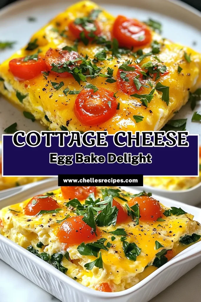 Discover a deliciously healthy breakfast with this high protein egg bake featuring cottage cheese! Packed with spinach and a medley of fresh veggies, this cottage cheese recipe is not only nutritious but also super easy to make. Enjoy this protein-packed breakfast that’s perfect for meal prep or a cozy brunch. Don't miss out on this tasty spinach and egg casserole—save the recipe now! #HealthyBreakfastRecipes #ProteinPackedBreakfast #CottageCheeseRecipe #HighProteinEggBake