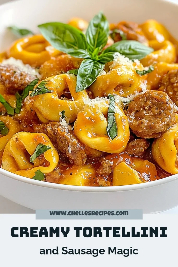 Looking for a cozy meal idea? Try this Cheesy tortellini recipe featuring Italian chicken sausage! This satisfying sausage and tortellini dish is a perfect slow cooker tortellini meal for busy nights. With creamy cheese tortellini and rich flavors, your family will love it! Don’t miss out—pin this delicious Italian chicken sausage recipe for an effortless weeknight dinner that’s sure to impress! #TortelliniRecipes #SlowCookerMeals #PastaLovers #ComfortFood