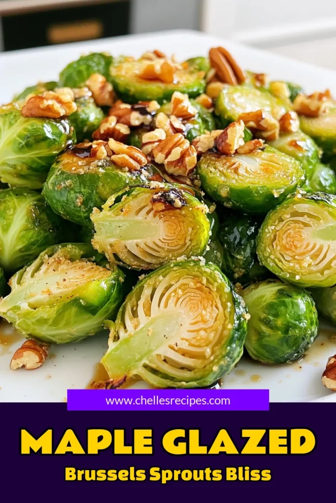 Elevate your dining experience with these irresistible Maple Glazed Brussels Sprouts! This easy recipe combines the sweetness of maple syrup with the savory crunch of roasted sprouts and optional pecans. Perfect for any meal, these sprouts are sure to impress your guests. Ready to savor this delicious side dish? Click to discover the full recipe and make it tonight! #MapleGlazedBrusselsSprouts #HealthyEating #VegetarianRecipes #SideDishIdeas