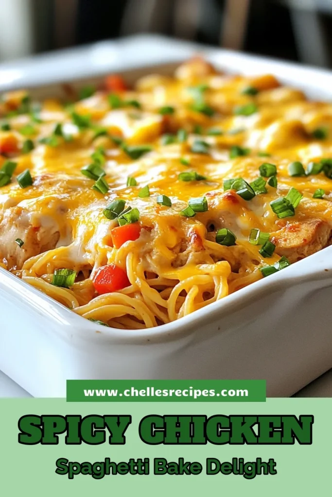 Discover the ultimate comfort food with this Spicy Southern Chicken Spaghetti Casserole! Perfectly combining creamy chicken spaghetti and vibrant veggies, this baked chicken spaghetti recipe is a must-try for lovers of Southern casserole recipes. With a kick from Cajun chicken casserole flavors, it's sure to impress. Ideal for family dinners or potlucks, save this recipe today and enjoy a hearty meal everyone will love! #SouthernCasserole #ChickenSpaghetti #CajunCasserole #ComfortFood