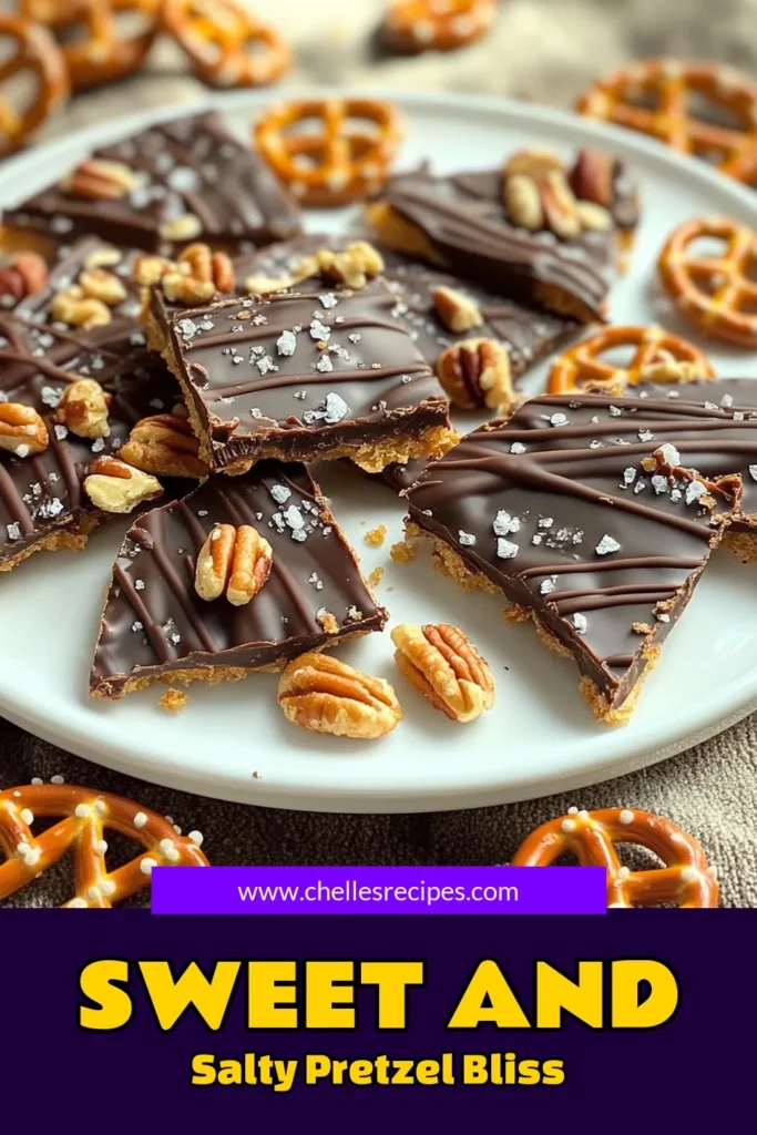Indulge in the delicious Sweet & Salty Pretzel Delight, an irresistible treat that combines crunchy pretzels, rich chocolate, and gooey caramel! With just a few simple steps, you can create a sweet snack that’s perfect for parties or movie nights. Ready to impress your friends and family? Click through to explore the full recipe and make your own mouthwatering pretzel bark today! #DessertRecipes #ChocolateLovers #SnackTime #SweetAndSaltyDelight