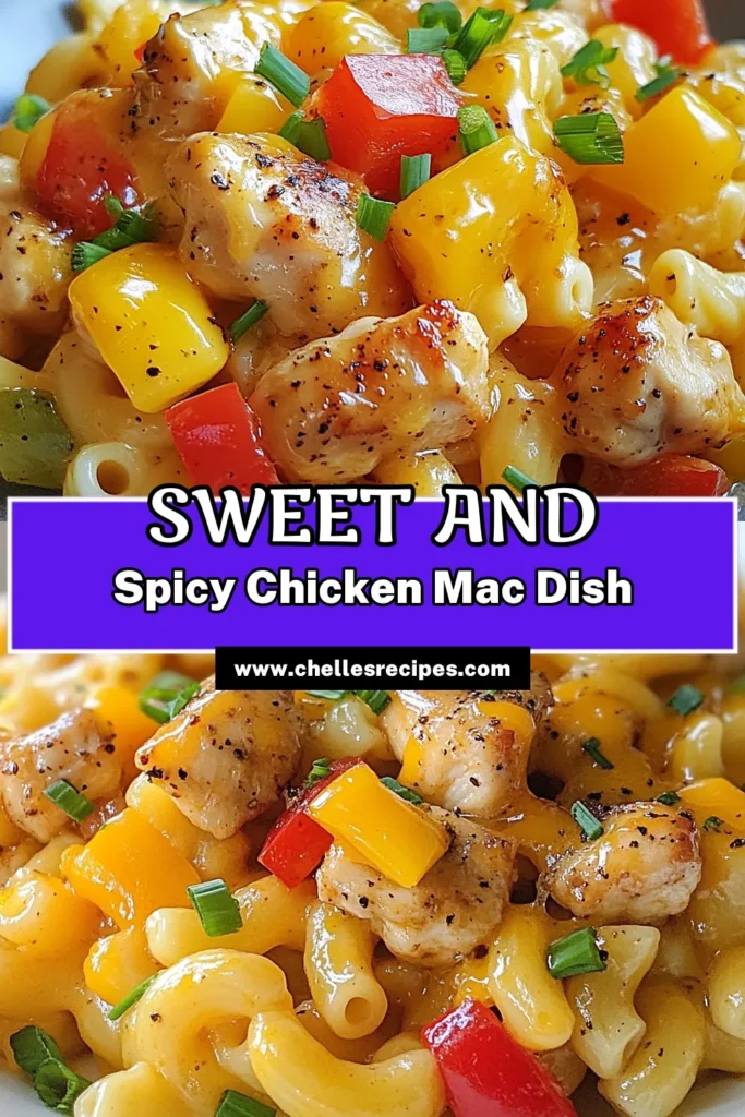 Discover the perfect blend of flavors with this Honey Pepper Chicken Mac, a delicious twist on the classic Cheesy Chicken Macaroni. This easy mac and cheese recipe comes together in just 30 minutes, making it an ideal choice for quick dinner ideas. Enjoy comfort food recipes that delight your taste buds. Try this Honey Pepper Chicken Mac tonight and savor every bite! Save this recipe for later! #QuickDinnerIdeas #ComfortFood #CheesyChickenMacaroni #EasyMacandCheeseRecipe