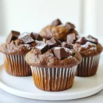 To make the best bakery-style double chocolate muffins, you need these key ingredients: - 1 ¾ cups all-purpose flour - 1 cup granulated sugar - ½ cup unsweetened cocoa powder - 1 teaspoon baking soda - ½ teaspoon baking powder - ½ teaspoon salt - 2 large eggs - ½ cup vegetable oil - 1 teaspoon vanilla extract - 1 cup milk - 1 cup semi-sweet chocolate chips - ½ cup chopped dark chocolate (optional) Each ingredient plays a crucial role. The flour gives structure, while sugar adds sweetness. Cocoa powder brings rich chocolate flavor. Baking soda and baking powder help the muffins rise. Salt enhances the sweet taste. Eggs provide moisture and bind the muffins. Vegetable oil keeps them soft. Vanilla extract adds a lovely aroma. Milk adds creaminess to the batter. Chocolate chips and chopped dark chocolate fill the muffins with gooey, melty goodness. When gathering these ingredients, always choose the best quality. Fresh ingredients yield better flavors. This muffin recipe is simple, yet the result is utterly delicious. You will love the rich chocolatey taste in every bite! 1. Preheat your oven to 350°F (175°C). This is the best temperature for baking muffins. Line a muffin tin with paper liners. This makes it easy to remove the muffins later. 2. In a large mixing bowl, sift together: - 1 ¾ cups all-purpose flour - 1 cup granulated sugar - ½ cup unsweetened cocoa powder - 1 teaspoon baking soda - ½ teaspoon baking powder - ½ teaspoon salt Sifting helps mix the dry ingredients well and adds air for a light muffin. 3. In a separate bowl, whisk together: - 2 large eggs - ½ cup vegetable oil - 1 teaspoon vanilla extract - 1 cup milk Whisk until the mixture is smooth. This step combines the wet ingredients. 4. Pour the wet ingredients into the dry ingredients. Stir gently with a spatula until just combined. It's okay if a few lumps remain. Overmixing can make your muffins tough. 5. Fold in the chocolate chips: - 1 cup semi-sweet chocolate chips - ½ cup chopped dark chocolate (optional) Make sure the chocolate is evenly distributed. This gives you pockets of melted chocolate in each muffin. 6. Divide the batter evenly among the muffin cups. Fill each cup about ¾ full. This allows room for the muffins to rise while baking. 7. Bake for approximately 18-20 minutes. Check doneness by inserting a toothpick into the center of a muffin. It’s done if it comes out clean or with a few crumbs. 8. Allow the muffins to cool in the pan for 5 minutes. Then transfer them to a wire rack to cool completely. This prevents sogginess and keeps them fluffy. - Measuring ingredients accurately: Use dry measuring cups for flour and sugar. Level them off with a knife for exact amounts. This step helps keep your muffins soft and fluffy. - Avoiding overmixing: When you mix the wet and dry ingredients, stir gently. A few lumps are okay. Overmixing can make your muffins tough. You want them light and airy. - Checking doneness with a toothpick: Insert a toothpick into the center of a muffin. If it comes out clean or with a few crumbs, they are ready. This tip ensures you don’t end up with raw batter inside. - Dusting with powdered sugar: Sprinkle a light layer of powdered sugar on top of the muffins. It adds a nice touch and looks beautiful for serving. - Drizzling melted chocolate: Melt some chocolate and drizzle it over the muffins. This makes them even more tempting and adds extra chocolate flavor. - Pairing with beverages: Enjoy these muffins warm with a glass of milk or a cup of coffee. They balance perfectly with these drinks, enhancing the chocolate experience. {{image_2}} You can easily adjust this recipe to fit your needs. If you want a healthier option, try using whole wheat flour. It adds great flavor and nutrition. You can also swap out the granulated sugar for coconut sugar. It gives the muffins a nice caramel taste. For those who are dairy-free, use almond milk or oat milk. You can replace the eggs with flax eggs or applesauce. Both work well and keep the muffins moist. To make your muffins even more special, think about adding some nuts. Chopped walnuts or pecans add a nice crunch. You can also mix in some dried fruit like cherries or cranberries for a fruity twist. When it comes to chocolate, don't hesitate to switch things up. Use dark chocolate chips for a richer taste, or try white chocolate for a sweeter treat. Mixing different chocolate types can create amazing flavor layers in each bite. To keep your muffins fresh, store them at room temperature. Place them in an airtight container. This helps maintain their soft texture. They will stay good for up to three days. If you want to keep them longer, freezing is a great option. Wrap each muffin in plastic wrap, then put them in a freezer bag. They can last up to three months in the freezer. Just remember to label the bag with the date. When it's time to enjoy your muffins again, reheating is key. The best way to reheat them is in the oven. Preheat your oven to 350°F (175°C). Place the muffins on a baking sheet for about 5 to 7 minutes. This method keeps them warm and moist. You can also use a microwave. Heat them for about 10 to 15 seconds. This is quicker but can make them a bit dry. To keep them soft, add a small cup of water in the microwave. The steam helps maintain moisture and texture. Can I use whole wheat flour instead of all-purpose flour? Yes, you can use whole wheat flour. It may make the muffins a bit denser. I recommend using half whole wheat and half all-purpose flour for the best texture. How do I know when the muffins are done baking? Check the muffins around 18 minutes. Insert a toothpick in the center. If it comes out clean or with a few crumbs, they are done. Can I make the batter ahead of time? Yes, you can prepare the batter a few hours before baking. Just cover it and refrigerate it. Stir gently before pouring it into the muffin cups. What can I serve with double chocolate muffins? These muffins pair well with milk or coffee. You can also serve them with whipped cream or a scoop of ice cream for a special treat. Enjoy! This post covered how to make double chocolate muffins. We discussed the need for the right ingredients and detailed steps for baking. Tips like measuring correctly and checking doneness are key for perfect results. You can also try fun variations with different flavors and storage tips to keep muffins fresh. Baking these muffins is simple and rewarding. Enjoy your tasty treats with friends, or savor them alone. Dive into this delicious adventure, and happy baking!