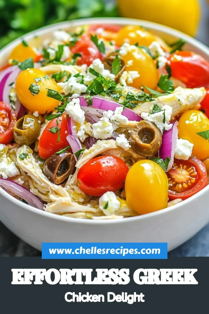 Discover the mouthwatering flavors of this slow cooker Greek chicken recipe! This healthy Greek chicken recipe pairs tender chicken breasts with fresh veggies, olives, and tangy feta for a delicious Mediterranean chicken slow cooker meal. It's an easy chicken recipe with olives that your family will love. Perfect for busy days, just set it and forget it! Save this recipe and bring a taste of Greece to your dinner table! #SlowCookerGreekChicken #HealthyGreekChickenRecipe #MediterraneanChicken #EasyChickenRecipes