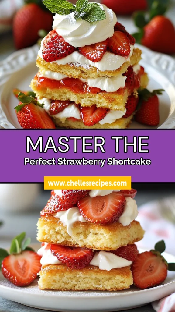 Indulge in the Ultimate Strawberry Shortcake with this easy strawberry shortcake recipe! Delight in homemade shortcake, layered with juicy fresh strawberries and topped with a creamy whipped cream topping. Perfect for summer dessert ideas, this delicious treat is sure to impress your family and friends. Ready to make this fresh strawberry dessert? Click to save the recipe and enjoy a slice of paradise today! #StrawberryShortcake #SummerDesserts #HomemadeShortcake #WhippedCreamTopping
