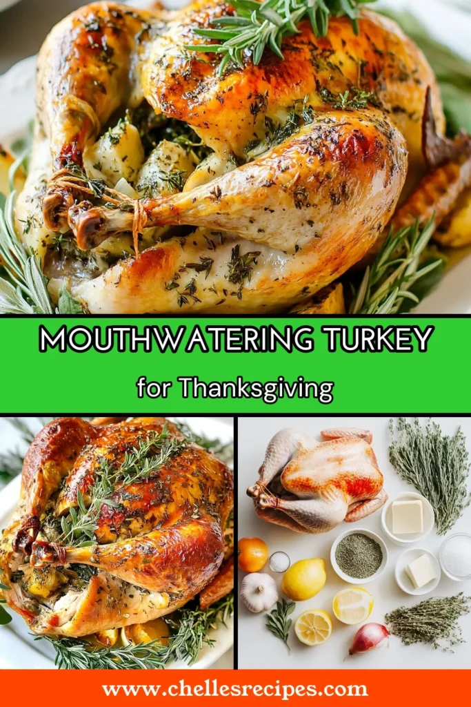 Discover the ultimate Thanksgiving turkey recipe that guarantees a moist and flavorful bird for your holiday feast. This herb butter turkey, infused with fresh herbs and roasted turkey with broth, ensures you serve the best turkey ever. Get essential holiday turkey cooking tips to impress your guests! Don't miss out—pin this recipe now for a memorable Thanksgiving dinner! #ThanksgivingTurkey #MoistTurkeyRecipe #HerbButterTurkey #HolidayCookingTips