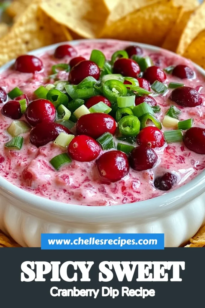 Looking for an easy party dip recipe? Try this delicious Cranberry Jalapeño Dip, a cream cheese cranberry dip that's perfect for any gathering! This spicy cranberry appetizer combines fresh cranberries and jalapeños for a burst of flavor. Ideal for your holiday dip recipe or as a festive snack! Get ready to impress your guests. Click to save and make your next gathering unforgettable! #CranberryJalapeñoDip #PartyDip #HolidayRecipes #AppetizerIdeas
