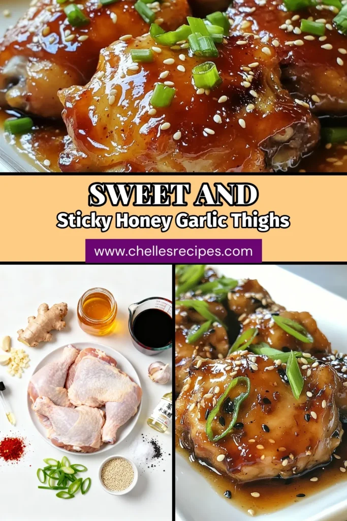 Indulge in this delicious Crockpot Honey Garlic Chicken that’s perfect for busy weeknights! This easy honey garlic chicken thighs recipe combines tender slow cooker chicken thighs bathed in a flavorful honey garlic sauce. It’s an irresistible Asian chicken crockpot recipe with a touch of sweetness and a hint of spice. Save this recipe now and enjoy a hassle-free dinner tonight! #CrockpotHoneyGarlicChicken #EasyHoneyGarlicChicken #AsianChickenRecipe #SlowCookerChickenThighs