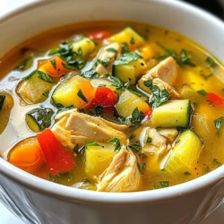 Sicilian Chicken Soup Hearty Comfort in a Bowl