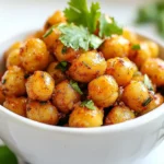 - Chickpeas: You need 2 cans of chickpeas, which are about 15 ounces each. Drain and rinse them well. This helps remove extra sodium and makes them taste fresh. - Harissa Paste and Spices: The star of this recipe is 3 tablespoons of harissa paste. Harissa is a North African chili paste that adds warmth and depth. You will also use: - 1 teaspoon of ground cumin for earthiness. - 1 teaspoon of smoked paprika for a hint of smokiness. - 1/2 teaspoon of garlic powder for flavor. - 1/2 teaspoon of onion powder for sweetness. - Salt and Pepper: Add salt and pepper to taste. This step enhances all the flavors. - Olive Oil: Use 2 tablespoons of olive oil. It helps the chickpeas roast nicely and adds richness. - Lemon Juice: Squeeze the juice of 1 lemon into the mix. It adds brightness and balances the spices. - Garnishes: For a fresh touch, use chopped cilantro or parsley. This adds color and a burst of fresh flavor. {{ingredient_image_1}} 1. Preheating the oven: Start by preheating your oven to 400°F (200°C). This ensures your chickpeas get crispy. 2. Mixing the chickpeas with spices: In a large bowl, mix 2 cans of drained and rinsed chickpeas. Add 3 tablespoons of harissa paste, 2 tablespoons of olive oil, 1 teaspoon of ground cumin, 1 teaspoon of smoked paprika, 1/2 teaspoon of garlic powder, and 1/2 teaspoon of onion powder. 3. Roasting instructions: Season the mix with salt and pepper. Squeeze the juice of 1 lemon into the bowl. Toss everything well, so the chickpeas are coated in the spices. Spread them on a baking sheet in a single layer. Roast in the oven for 25-30 minutes. Shake the pan halfway through to cook evenly. 4. Cooling and serving suggestions: Once golden brown and crispy, take the chickpeas out. Let them cool for a few minutes. Serve them warm, garnished with fresh cilantro or parsley for extra flavor and color. This recipe is simple and gives you a tasty snack or side dish in no time! - Achieving the perfect crispiness: To get crispy chickpeas, drain them well. Make sure they are dry before mixing with oil and spices. Spread them out on the baking sheet in a single layer. This helps them roast evenly. Shake the pan halfway through for even cooking. - Spicing adjustments for different tastes: You can change the spice levels to suit your taste. If you like it hot, add more harissa paste. For milder flavors, cut back on the harissa. You can also add a pinch of cayenne for extra heat, or a bit of sugar if you prefer a sweeter taste. - Best practices for mixing ingredients: Use a large bowl for mixing. This gives you space to toss the chickpeas well. Make sure every chickpea gets coated in the harissa and spices. Use your hands if needed; it’s the best way to ensure even coverage. - Suggested accompaniments or side dishes: Spiced harissa chickpeas pair well with rice or quinoa. Serve them with a side salad to balance the spices. They also work great in wraps or pitas with fresh veggies. - Garnishing ideas for presentation: For a bright touch, garnish with fresh cilantro or parsley. You can add a squeeze of lemon on top for extra flavor. If you like, sprinkle some feta cheese for a creamy contrast. Pro Tips Use Dried Chickpeas: For an even better texture, consider using dried chickpeas that you soak and cook yourself instead of canned ones. Customize Spices: Feel free to adjust the spices according to your taste. Try adding cayenne for heat or turmeric for an earthy flavor. Serve as a Snack: These chickpeas make a great healthy snack! Just let them cool completely and store in an airtight container. Garnish Creatively: Experiment with different herbs for garnish, like mint or dill, to give a unique twist to the dish. {{image_2}} You can swap some spices for new flavors. Try using curry powder instead of harissa. This change gives a different taste and warmth. You can also mix in some turmeric or cayenne pepper for more heat. If you want a dairy-free option, use coconut yogurt as a garnish. This adds creaminess without dairy. You can also sprinkle some nuts for crunch. They add flavor and texture to your dish. You can combine spiced harissa chickpeas with other legumes. Lentils or black beans work well here. They add protein and new textures. Mixing in veggies is also great. Try bell peppers or zucchini for extra color and flavor. If you want more heat, add red pepper flakes. They can boost the spice level quickly. For sweetness, consider honey or maple syrup. This balance makes the dish more complex and pleasing. To keep your spiced harissa chickpeas fresh, store them in an airtight container. Place them in the fridge if you have leftovers. They will stay good for about 3 to 5 days. If you want to save them longer, freezing is a great option. Spread the chickpeas on a baking sheet and freeze them for an hour. After they are firm, transfer them to a freezer bag. This way, they won’t stick together. You can keep them in the freezer for up to 3 months. When it’s time to eat them, thaw the chickpeas in the fridge overnight. Reheat them in the oven at 350°F until warm, about 10 to 15 minutes. This helps restore their crispiness. Spiced harissa chickpeas will last about 3 to 5 days in the fridge. If you freeze them, they can last up to 3 months. Watch for signs of spoilage. If you see mold or a bad smell, it’s best to throw them away. Also, if the texture becomes mushy, that means they are no longer fresh. Always trust your senses; they are your best guide. Yes, you can use dried chickpeas. First, soak them overnight. Then, boil them until tender. This may take 1-2 hours. Canned chickpeas save time. They are quick and easy. You can serve these chickpeas with many dishes. They pair well with rice or quinoa. You can also add them to salads or wraps. Try them with yogurt or a fresh dip for balance. Harissa paste varies in heat. Some brands are mild while others are hot. Always taste a little first. You can adjust the amount to control heat. Add less if you prefer a milder flavor. Yes, you can use an air fryer for this recipe. Preheat the air fryer to 400°F (200°C). Cook the chickpeas for about 15-20 minutes. Shake the basket halfway through cooking for even crispiness. This article covered how to make spiced harissa chickpeas. We looked at the key ingredients, detailed steps for preparation, and tips for perfect results. You can adjust spices and try fun variations to suit your taste. Remember to store leftovers properly for future snacks. These chickpeas are tasty on their own or paired with other dishes. I hope you feel inspired to try this simple recipe. Enjoy your cooking!