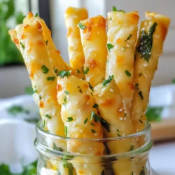 To make Ham & Cheese Tortilla Sticks, you need a few simple items. Here’s the list: - 4 large flour tortillas - 1 cup cooked ham, diced - 1 cup shredded mozzarella cheese - 1 cup fresh spinach, chopped - 1/2 cup cream cheese, softened - 1 tablespoon Dijon mustard - 1/2 teaspoon garlic powder - 1/4 teaspoon black pepper - Olive oil for brushing These ingredients create a tasty snack that you can whip up in no time. Each item plays a key role in flavor and texture. For example, the cream cheese acts as a rich base that holds the filling together. The ham brings savory goodness, while the spinach adds a touch of freshness. The mozzarella melts beautifully, creating that gooey, cheesy delight we all love. You can also customize this list based on what you have at home. Want to swap ham for turkey? Go for it! Feel free to get creative with your choices. {{ingredient_image_1}} 1. Preheat your oven to 400°F (200°C). Line a baking sheet with parchment paper. This helps avoid sticking and makes cleanup easy. 2. In a mixing bowl, combine 1/2 cup of softened cream cheese, 1 tablespoon Dijon mustard, 1/2 teaspoon garlic powder, and 1/4 teaspoon black pepper. Mix until it’s smooth and well-blended. 3. Spread a generous layer of the cream cheese mixture over each of the 4 flour tortillas. Make sure to cover them evenly for great flavor. 1. On one half of each tortilla, evenly distribute 1 cup of diced cooked ham, 1 cup of shredded mozzarella cheese, and 1 cup of chopped fresh spinach. This mix adds color and nutrition. 2. Fold each tortilla in half, enclosing the filling. Press down lightly to seal it. You want to keep all that tasty filling inside. 1. Slice each folded tortilla into strips about 1 inch wide. This makes them easy to grab and eat. 2. Place the tortilla sticks on the prepared baking sheet. Brush the tops lightly with olive oil for a golden finish. 3. Bake in the preheated oven for 12-15 minutes, or until they turn golden brown and crispy. Keep an eye on them; ovens vary. 4. When they’re done, remove them from the oven and let them cool for a couple of minutes before serving. Enjoy these tasty treats! To make the best ham and cheese tortilla sticks, you need to focus on two key steps: filling distribution and folding. - Ensuring even filling distribution: Spread the cream cheese mixture evenly across each tortilla. This helps the flavors blend well. When you add ham, cheese, and spinach, make sure to place them on one half of the tortilla. This keeps the filling together when you fold it. - Correct folding techniques for sealing: Fold each tortilla in half over the filling. Press down gently to seal the edges. This step is crucial to keep the filling inside while baking. If you don't seal it well, the filling might spill out. Presentation can elevate your dish. Here are some ideas for serving your tortilla sticks: - Presentation tips: Use a tall glass or jar to hold the sticks upright. This makes for a fun display. Add a sprinkle of fresh herbs like parsley or basil on top for a pop of color. - Recommended dipping sauces: Pair your tortilla sticks with marinara or ranch dressing. These sauces not only add flavor but also make the snack more fun to eat! Pro Tips Tip Title: Use Fresh Ingredients: Always opt for fresh spinach and high-quality ham to enhance the flavor and nutritional value of your tortilla sticks. Tip Title: Customize the Cheese: Feel free to mix different types of cheese, such as cheddar or pepper jack, for added flavor and a unique twist on this recipe. Tip Title: Make Ahead: You can prepare the filling and assemble the sticks ahead of time. Just keep them covered in the refrigerator until you're ready to bake. Tip Title: Experiment with Dips: Pair your tortilla sticks with various dips like guacamole, salsa, or a spicy aioli to elevate your appetizer experience. {{image_2}} You can change the meats in this recipe. If you prefer turkey or chicken, use those instead of ham. Both work well and offer a different taste. For cheese, mozzarella is great, but you can switch it up. Try cheddar for a sharper flavor or pepper jack for a spicy kick. These changes keep your dish fresh and fun. To amp up the taste, consider adding spices or herbs. Italian seasoning adds a nice touch, while basil gives a fresh, bright flavor. You can also include other vegetables. Bell peppers add crunch and sweetness, while onions bring a rich taste. Feel free to experiment with these options to find your perfect mix! To keep your ham and cheese tortilla sticks fresh, store them in the fridge. Use an airtight container for best results. You can also freeze them if you want to save them for later. Wrap each stick in plastic wrap and place them in a freezer bag. This keeps them from getting freezer burn. When you want to reheat, the oven works best. Preheat it to 350°F (175°C). Place the sticks on a baking sheet and heat for about 10 minutes. This method keeps them crispy. You can also use the microwave, but they may get soggy. If you use the microwave, heat them in short bursts. In the fridge, your tortilla sticks will stay fresh for about 3 to 4 days. If you freeze them, they can last up to 3 months. Always check for signs of spoilage. If the sticks smell off or look discolored, throw them away. Freshness matters when you enjoy this tasty snack! Can I make these ahead of time? Yes, you can prepare the tortilla sticks ahead of time. Just make and bake them as usual. Once cooled, store them in an airtight container in the fridge. They will stay fresh for about 2-3 days. When you want to serve them, just reheat. What is the best way to reheat them? To reheat, place them in the oven at 350°F (175°C) for about 10 minutes. This keeps them crispy. You can also use a microwave, but they may lose their crunch. Can I use whole wheat tortillas? Absolutely! Whole wheat tortillas work well in this recipe. They add a nice flavor and extra fiber too. What can I substitute for cream cheese? If you want to replace cream cheese, use Greek yogurt or ricotta. Both options give a creamy texture and taste great. Can I fry the tortilla sticks instead of baking? Yes, you can fry them! Heat oil in a pan and fry the sticks until golden brown. This makes them extra crispy and delicious. What temperature is best for baking? Set your oven to 400°F (200°C) for baking. This temperature helps the sticks get nice and crispy. You can create tasty ham and cheese tortilla sticks with ease. We covered the ingredients and provided easy steps to make them. Don't forget the tips for filling and sealing. Variations can spice things up, too! Storing leftovers properly keeps them fresh. Use our FAQs for quick answers to common questions. Try these sticks today for a fun snack or meal! Enjoy the crunch and flavor. You’ll love sharing them with others. Your kitchen will be a hit!