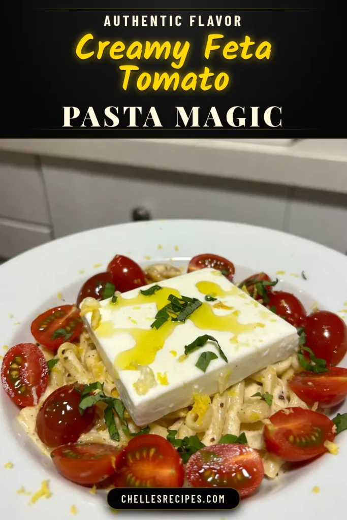 Discover the viral sensation with this TikTok creamy feta pasta recipe! It's an easy creamy pasta recipe featuring oven-baked feta and cherry tomatoes that create a delightful sauce. Perfect for busy weeknights, this feta and tomato pasta recipe is a must-try. Ready in just 40 minutes, itβs packed with flavor and can be customized with your favorite pasta. Save this easy dinner idea today! #FetaPasta #TikTokRecipes #PastaLovers #EasyDinner