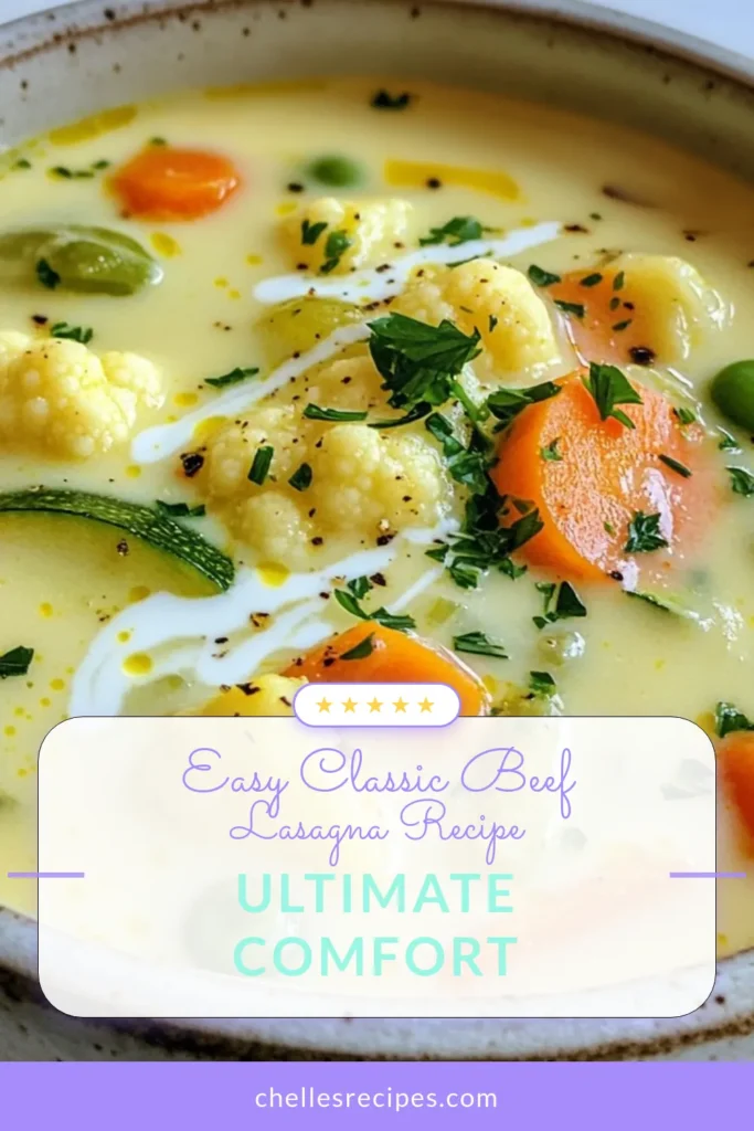 Warm up with this creamy vegetable soup, a healthy garden soup that’s perfect for any meal! This vegan soup recipe features fresh veggies and creamy coconut milk, making it a comforting coconut milk soup. Easy to make with homemade vegetable broth soup, each spoonful is nourishing and satisfying. Try this recipe today and transform your mealtime! Save this creamy garden vegetable soup recipe for later! #VeganSoup #HealthyRecipe #CoconutMilkSoup #HomemadeBroth