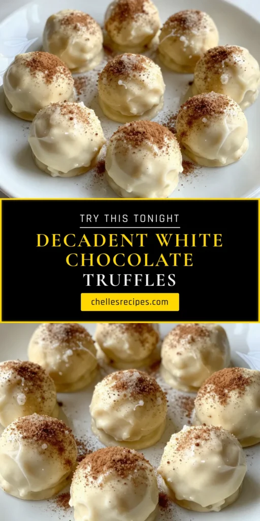 Indulge in the sweetness of White Chocolate Snickerdoodle Truffles with this easy truffle dessert recipe. These delightful cinnamon sugar truffles combine the rich flavor of homemade white chocolate truffles with a classic Snickerdoodle twist. Perfect for parties or a sweet treat at home, this Snickerdoodle Truffles recipe is a must-try! Save this recipe for your next baking adventure. #WhiteChocolateSnickerdoodleTruffles #TruffleRecipe #CinnamonSugar #DessertIdeas