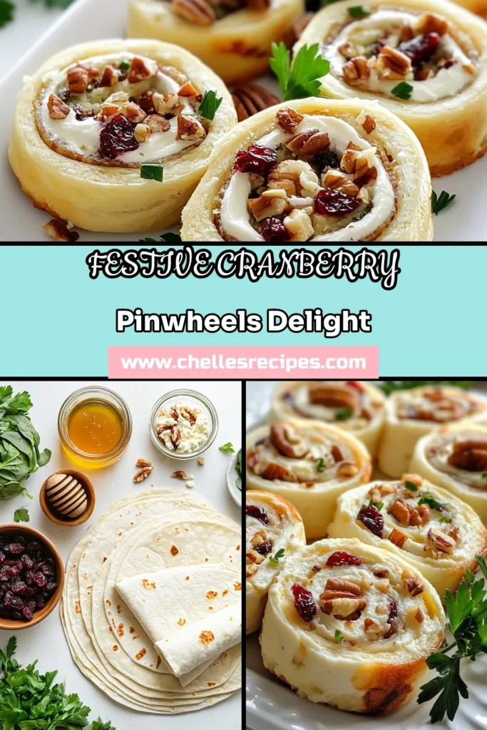 Delight your guests with these Christmas cranberry pinwheels, the perfect holiday appetizer! Made with cream cheese and cranberries, these cream cheese tortilla roll-ups are simple to prepare and make festive party snacks everyone will love. Try out these easy cranberry recipes for a memorable gathering. Ready to impress? Save this recipe for your next holiday event! #ChristmasCranberryPinwheels #HolidayAppetizerRecipes #FestivePartySnacks #EasyCranberryRecipes