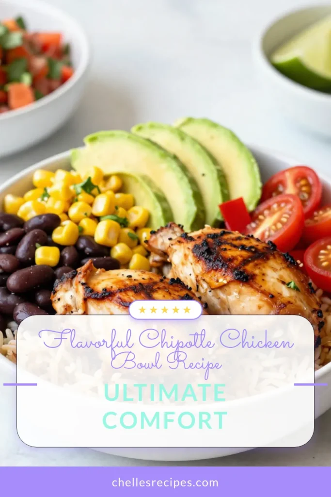 Looking for a delicious Chipotle chicken burrito bowl at home? Try this healthy burrito bowl recipe packed with flavorful marinated chicken, quinoa, fresh veggies, and zesty toppings. Perfect for meal prep or a quick dinner, this easy chicken bowl recipe will leave you satisfied. Elevate your dinner with this Mexican chicken bowl and enjoy a wholesome meal that's ready in just an hour! Save this quinoa burrito bowl recipe for later. #HealthyEating #MealPrep #MexicanRecipe #ChickenRecipes