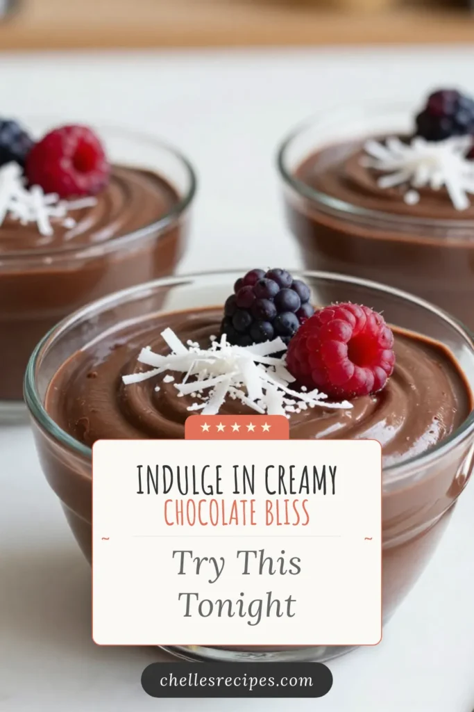 Indulge in this delicious Vegan Chocolate Avocado Mousse that’s perfect for your sweet tooth cravings! This avocado mousse recipe combines ripe avocados with cocoa powder and maple syrup for a creamy, healthy chocolate dessert that’s dairy-free and plant-based. Quick to make and utterly satisfying, it's great for any occasion. Try this guilt-free treat today! Save this recipe for your next dessert fix! #VeganDessert #HealthyEating #DairyFree #PlantBasedTreats
