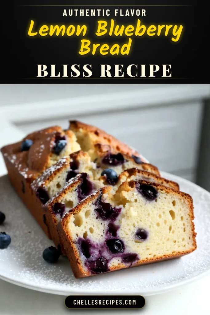 Indulge in this delicious Lemon Blueberry Bread, a zesty bread recipe that's perfect for any occasion! This easy blueberry loaf combines fresh lemon dessert flavors with sweet blueberries for a delightful treat. Enjoy homemade blueberry bread that’s soft, moist, and bursting with fresh taste. Perfect with a cup of tea! Don’t forget to save this recipe for later! #LemonBlueberryBread #BlueberryLoaf #FreshLemonDessert #BakingInspiration