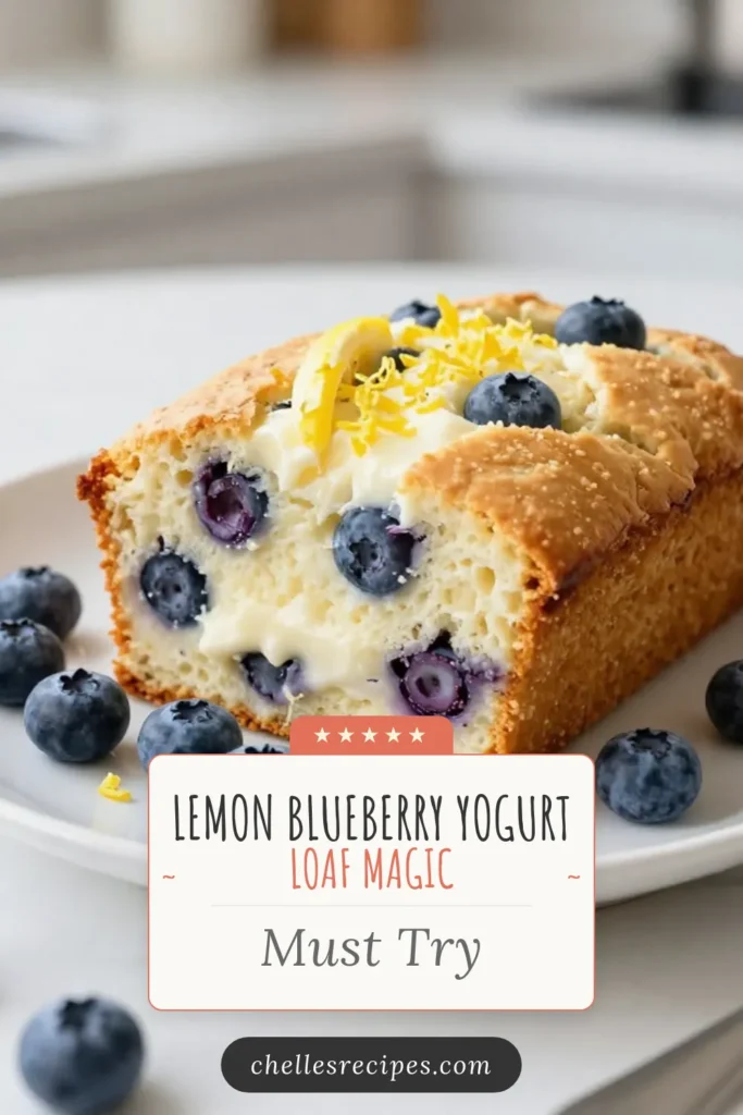 Indulge in a slice of sunshine with this delicious Lemon Blueberry Yogurt Loaf! This Greek Yogurt Bread Recipe is not just tasty, but it's also a Healthy Lemon Blueberry Loaf that perfects your cravings. With a simple and quick Easy Loaf Cake Recipe, you can easily whip up this delightful Blueberry Bake with Yogurt. Don’t forget to save this recipe for a burst of flavor anytime! #LemonBlueberryLoaf #YogurtBread #HealthyBaking #EasyRecipes