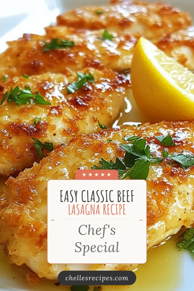 Looking for a delicious Lemon Chicken Recipe? Try this Garlic Lemon Chicken featuring crispy Romano Chicken Breasts that are sure to impress! Perfect for a quick weeknight meal, this easy dinner idea takes just 30 minutes to make. With savory flavors and a zesty twist, it’s a must-try for fans of Italian Chicken Dishes. Don't miss out—save this recipe now! #LemonChicken #EasyDinnerIdeas #RomanoChicken #ItalianCuisine
