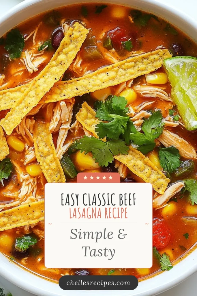 Looking for a comforting meal? Try this Crockpot Chicken Tortilla Soup! It's a spicy chicken soup recipe perfect for busy days, and it’s a healthy crockpot option packed with flavor. Made with tender chicken, beans, corn, and zesty spices, this easy tortilla soup will be your new favorite. Simply toss it all in your slow cooker and enjoy! Save this recipe for your next family dinner! #CrockpotChickenTortillaSoup #EasyTortillaSoup #HealthyCrockpotRecipes #SlowCookerSoupWithBeans