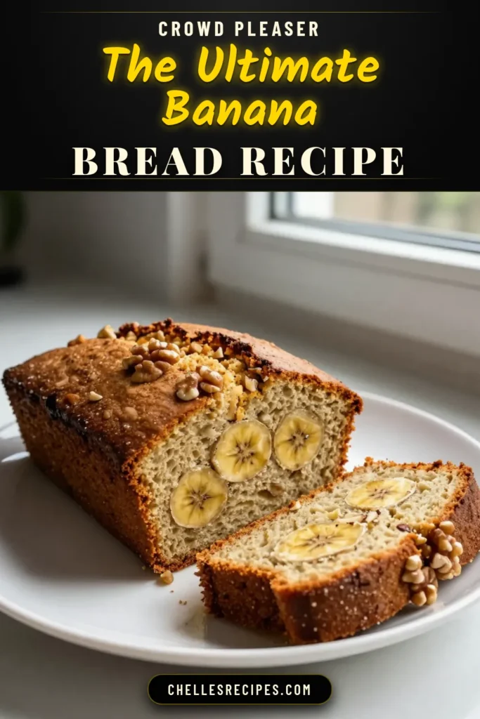 Discover the ultimate classic banana bread recipe that guarantees delicious results every time! This easy banana bread is moist, flavorful, and perfect for breakfast or snacks. Made with ripe bananas and optionally filled with walnuts, this homemade banana bread is a must-try. Impress your friends and family with this foolproof recipe! Save and share this amazing treat today! #BananaBread #EasyBaking #HomemadeBananaBread #ClassicRecipes