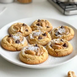For my peanut butter cookies, I use simple, tasty ingredients. Here’s what you need: - 1 cup creamy peanut butter - 1 cup brown sugar, packed - 1/2 cup granulated sugar - 1 large egg - 1 teaspoon vanilla extract - 1 teaspoon baking soda - 1/4 teaspoon salt Each of these ingredients plays a key role. The peanut butter gives that rich flavor. Brown sugar adds moisture and a hint of caramel. The egg binds everything together. Want to shake things up? Add some fun extras! Here are my favorites: - 1/2 cup chocolate chips - 1/4 cup crushed roasted peanuts Chocolate chips bring sweetness and richness. Crushed peanuts add crunch and enhance the peanut flavor. Feel free to mix and match! Not all peanut butters are the same. Here’s how to pick the best one: - Look for creamy texture: It blends well and gives a smooth dough. - Check the label: Choose natural peanut butter without added sugar or oils. - Try different brands: Each brand has a unique taste. Find what you love! Using the right peanut butter makes a big difference in flavor and texture. Enjoy your baking! {{ingredient_image_1}} Start by preheating your oven to 350°F (175°C). This helps the cookies bake evenly. Line a baking sheet with parchment paper to prevent sticking. In a large mixing bowl, add 1 cup of creamy peanut butter, 1 cup of packed brown sugar, and 1/2 cup of granulated sugar. Mix these ingredients until they blend into a smooth, creamy mixture. Next, crack 1 large egg into the bowl and pour in 1 teaspoon of vanilla extract. Beat everything together until well combined. In another bowl, whisk together 1 teaspoon of baking soda and 1/4 teaspoon of salt. Gradually add this dry mix to your peanut butter mixture. Stir until just combined. If you want a fun twist, fold in 1/2 cup of chocolate chips or 1/4 cup of crushed roasted peanuts. This adds great flavor and texture to your cookies. Now it’s time to shape your cookies. Use a tablespoon to scoop out the dough. Roll it into balls and place them on your prepared baking sheet. Make sure to leave enough space between each ball, as they will spread while baking. Once you have them all on the sheet, take a fork and press down on each ball. This flattens them slightly and creates a nice crisscross pattern on top. Put your baking sheet in the preheated oven. Bake the cookies for about 10 to 12 minutes. Keep an eye on them; you're looking for golden edges and soft centers. When they are done, take them out of the oven and let them cool on the sheet for a few minutes. This helps them set. After that, transfer the cookies to a wire rack to cool completely. Enjoy the sweet smell filling your kitchen! To get a great texture in your peanut butter cookies, mix well but do not overmix. This dough needs to stay soft. Use creamy peanut butter for a smooth bite. If you want crunch, add crushed roasted peanuts. Bake until the edges are golden, but keep the centers soft. This helps them stay chewy. A common mistake is using too much flour. Always measure carefully. Another mistake is not preheating the oven. This can affect how they bake. Make sure to space your cookie dough balls well. They need room to spread. Lastly, don’t skip the fork press. It flattens them and creates a nice pattern. Serve the cookies on a bright, fun platter. You can sprinkle powdered sugar on top for flair. Drizzling melted chocolate adds a tasty touch. Pair them with a glass of milk or a scoop of ice cream. They make a great snack or dessert for any gathering. Pro Tips Use Room Temperature Ingredients: Ensure your peanut butter and egg are at room temperature for better mixing and a smoother cookie dough. Don’t Overbake: To keep cookies soft and chewy, take them out of the oven when the edges are golden, but the centers appear slightly underbaked. Chill the Dough: For thicker cookies, chill the dough for 30 minutes before baking. This helps prevent them from spreading too much. Experiment with Mix-Ins: Feel free to get creative! Try adding different nuts, dried fruits, or even a sprinkle of sea salt on top for a flavor boost. {{image_2}} Want to add a twist to your cookies? Try chocolate chip peanut butter cookies! You simply fold in chocolate chips into the dough. This gives each bite a rich, sweet surprise. I love using semi-sweet chips, but you can use dark or milk chocolate too. Just keep the amount to 1/2 cup for balance. The mix of peanut butter and chocolate creates a tasty treat. If you have nut allergies, you can still enjoy this recipe. Replace the peanut butter with sun butter or soy nut butter. These alternatives taste great and keep the cookie texture right. Just make sure to read labels to avoid cross-contamination. This way, everyone can enjoy the deliciousness of peanut butter cookies without worry. Want to make your cookies stand out? Adding spices can change the game. Consider mixing in a pinch of cinnamon or nutmeg for warmth. You could also add a little cardamom for a unique twist. These spices blend well with peanut butter and give your cookies depth. Experimenting with flavors keeps baking fun! To keep your peanut butter cookies fresh, place them in an airtight container. This helps lock in moisture and flavor. You can stack them in layers, but separate each layer with parchment paper. This prevents them from sticking together. Store the container at room temperature for up to one week. You can freeze these cookies for up to three months. To do this, first let them cool completely. Then, place them in a single layer on a baking sheet. Freeze them for about an hour until firm. Next, transfer the cookies to a freezer-safe bag or container. Make sure to remove excess air before sealing. When you crave a cookie, just take out what you need and thaw them at room temperature. To maintain freshness, avoid exposing cookies to heat and humidity. Keep them in a cool, dry place. If you want to keep them extra soft, add a slice of bread to the container. This will help keep cookies moist. Make sure to regularly check for any signs of spoilage. If you notice changes in smell or texture, it’s best to discard them. Yes, you can make these cookies without eggs. Use 1/4 cup of applesauce or 1/4 cup of mashed banana instead. These options help bind the dough. The cookies may be a bit softer, but they will still taste great! Peanut butter cookies last about one week at room temperature. Store them in an airtight container to keep them fresh. If you want them to last longer, you can freeze them. In the freezer, they can stay good for up to three months. If you need a substitute for brown sugar, use white sugar mixed with molasses. For each cup of brown sugar, mix 1 cup of white sugar with 1 tablespoon of molasses. You can also use coconut sugar or honey, but adjust the amount since these are sweeter. Yes, you can use natural peanut butter. Just make sure it's creamy and well-mixed. Natural peanut butter may make the cookies a bit thicker, but they will still be tasty. Enjoy the rich, nutty flavor it brings to your cookies! You now know how to make great peanut butter cookies. Start with the right ingredients and follow my step-by-step guide. Don’t forget my tips to avoid mistakes and get the best texture. Try the fun variations and keep your cookies fresh with proper storage. Remember, baking is all about having fun. Experiment with flavors and enjoy your treats!