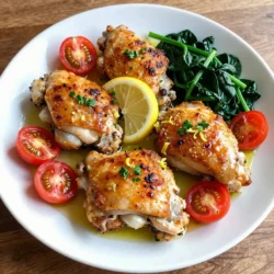 One-Pan Lemon Herb Chicken Thighs Simple Dinner Recipe